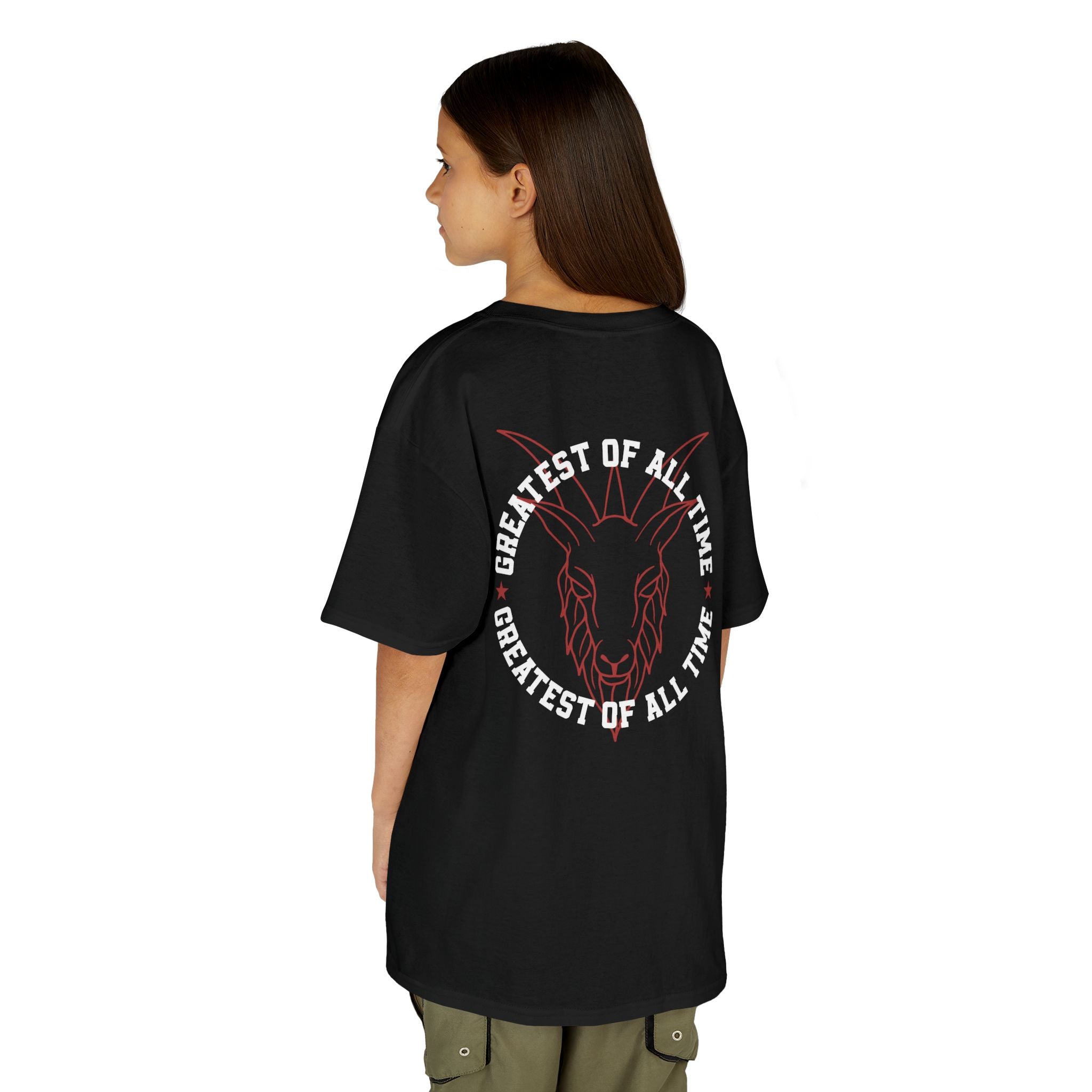 Kids Heavy Cotton™ Tee - Greatest of All Time Graphic Tee
