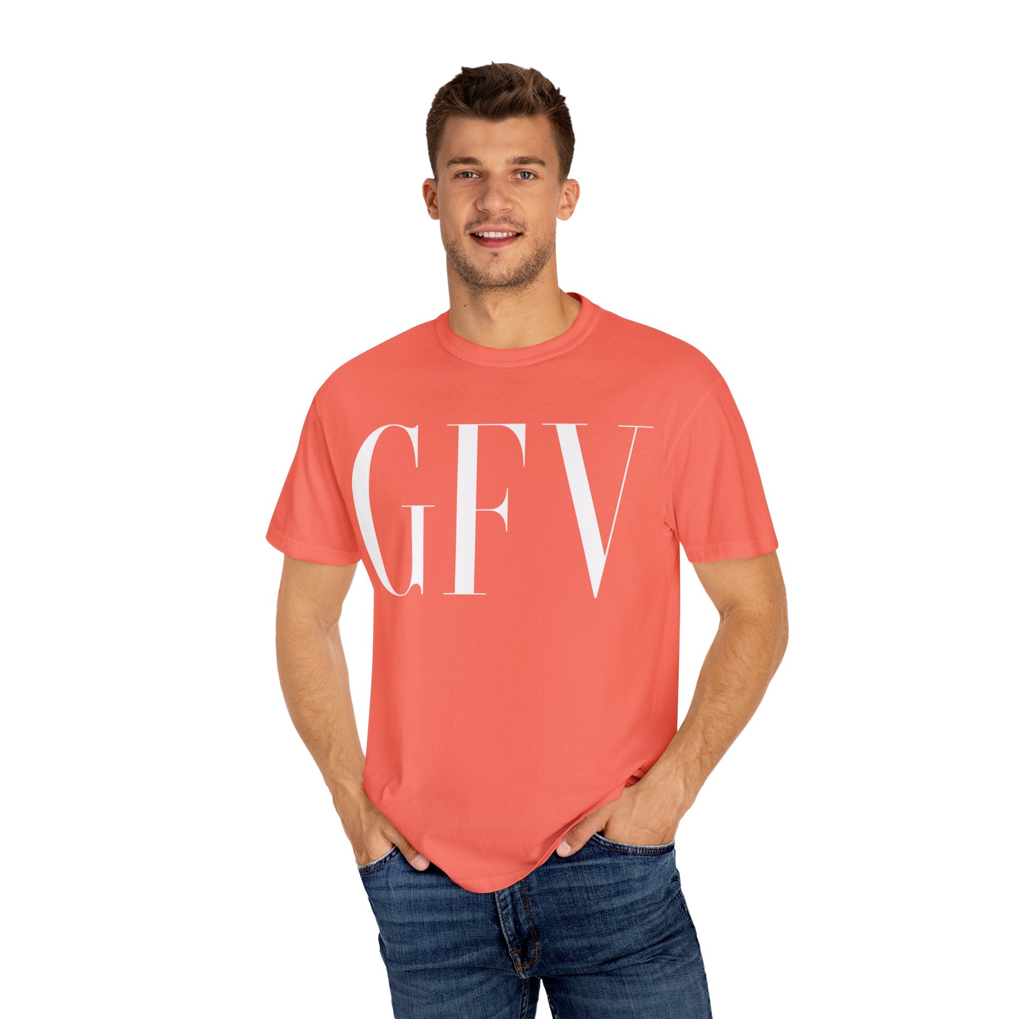Motivational Unisex Garment-Dyed T-Shirt - Grind Focus Vision