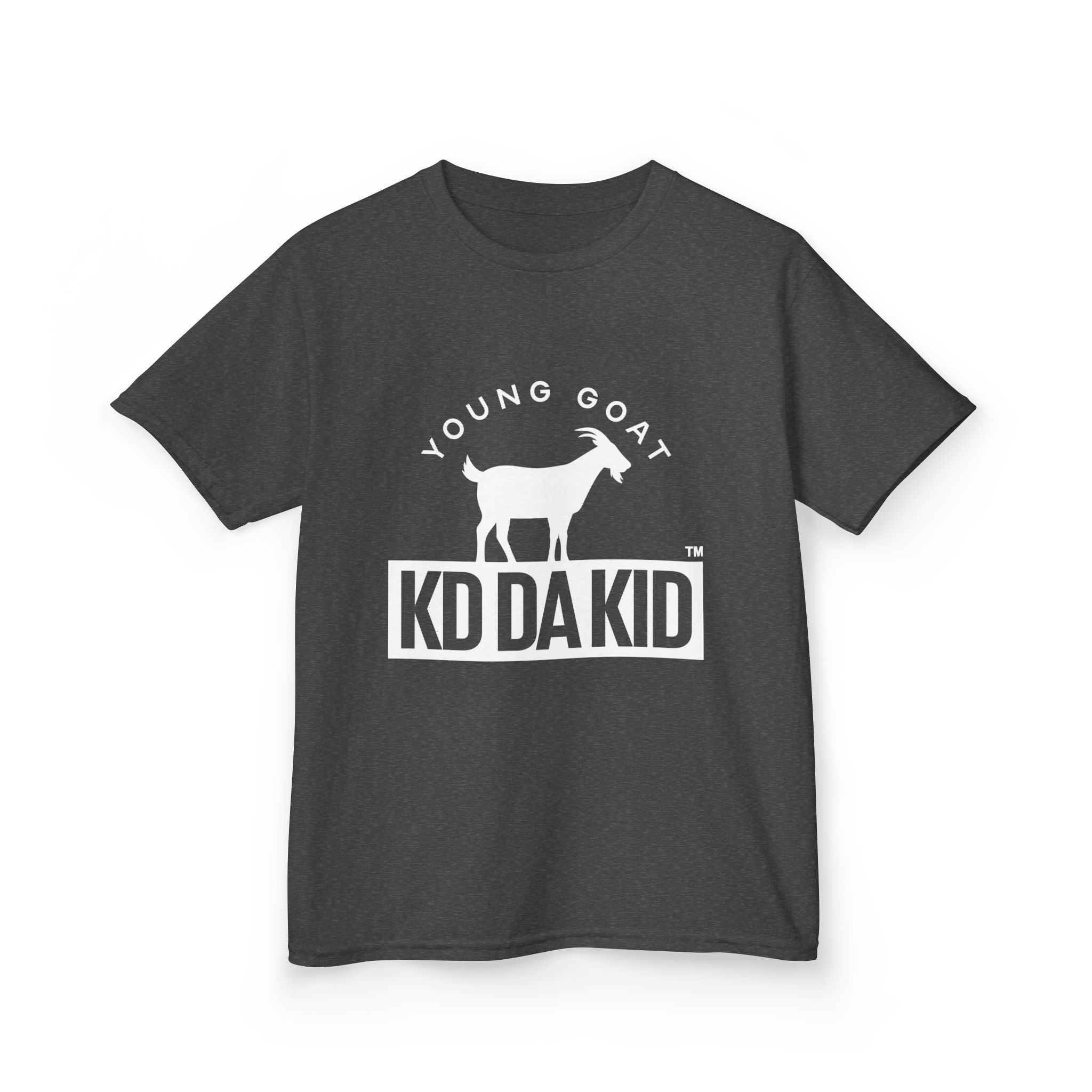 Young Goat Kids Tee - Cool Black Cotton T-shirt for Young Trendsetters