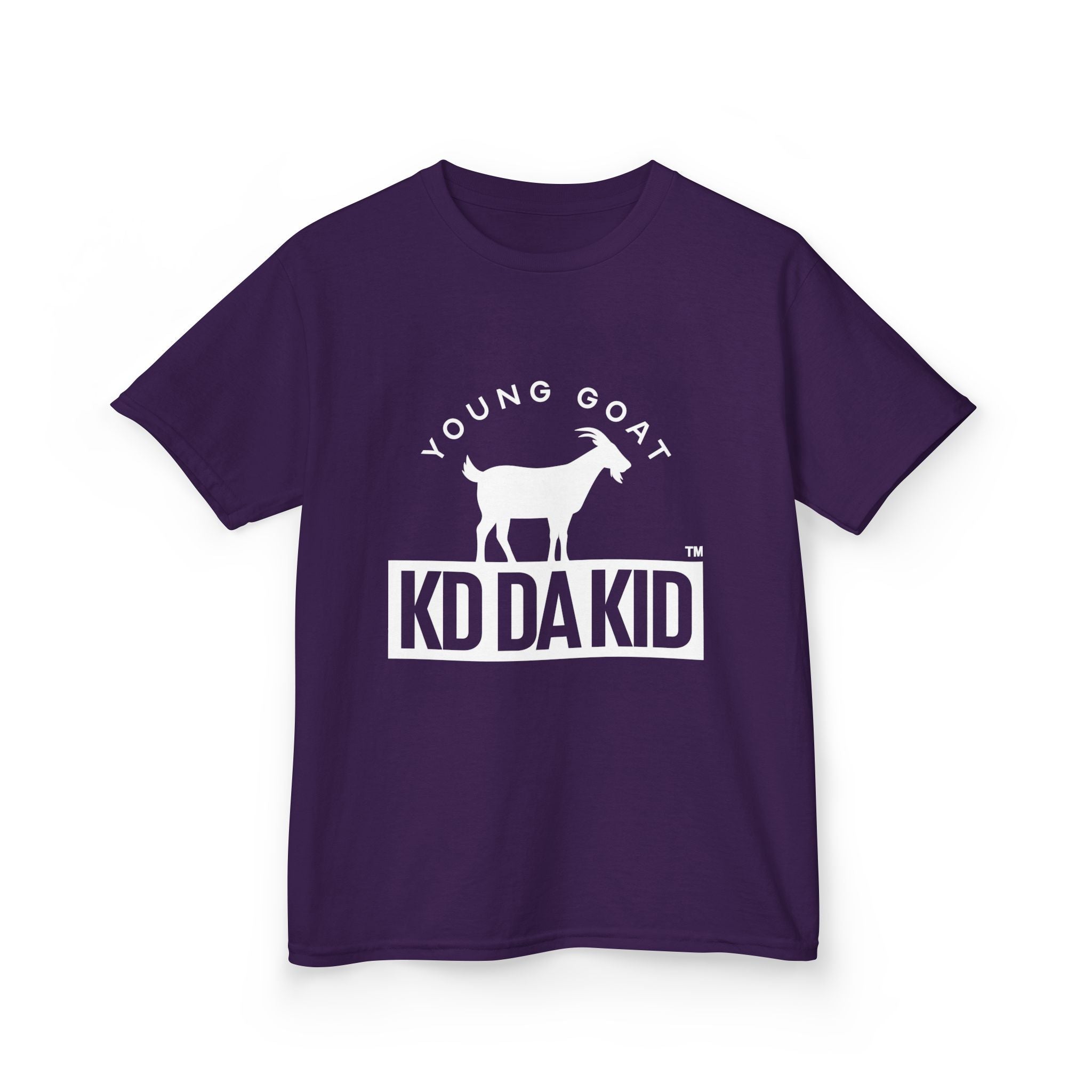 Young Goat Kids Tee - Cool Black Cotton T-shirt for Young Trendsetters
