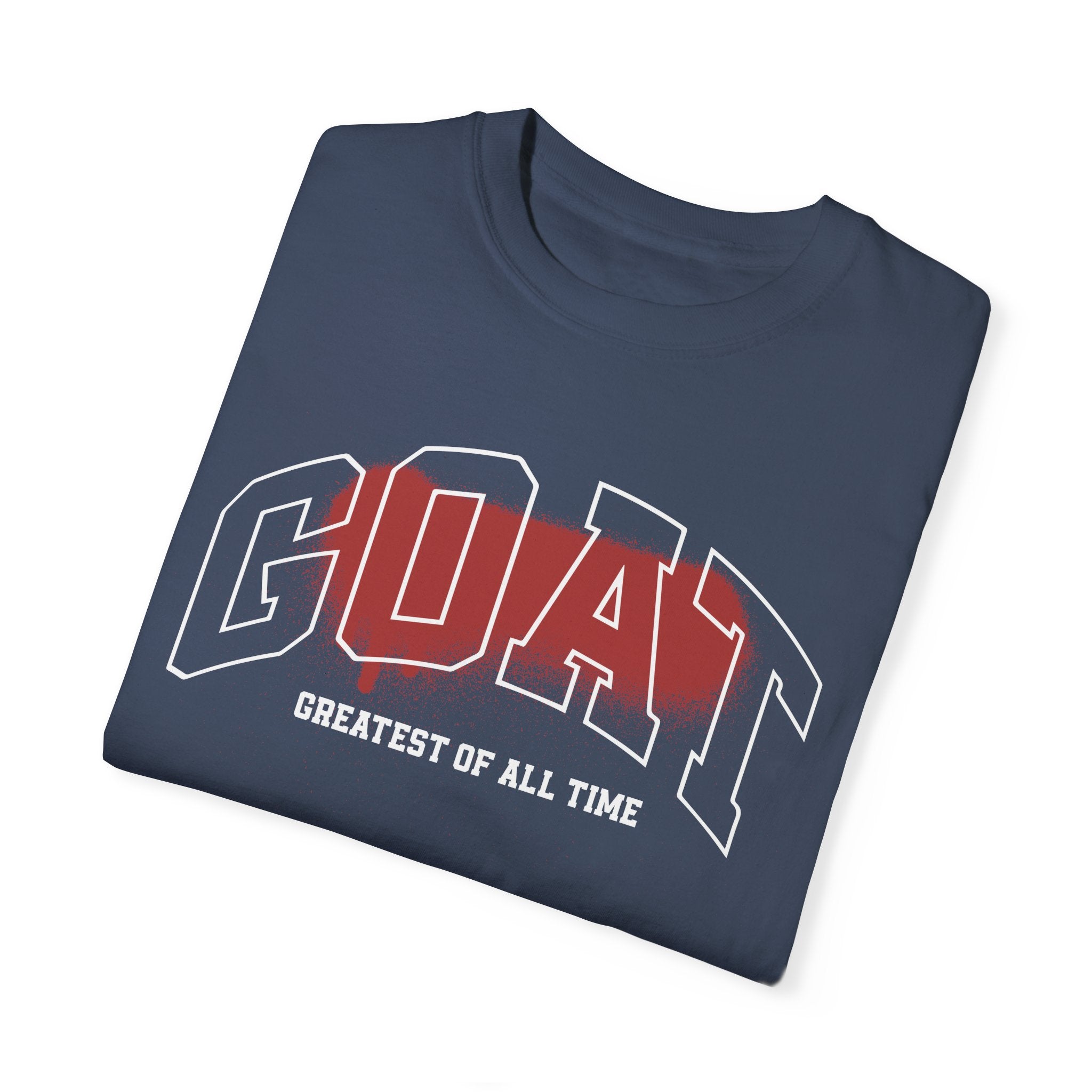 Unisex Garment-Dyed T-Shirt - GOAT (Greatest of All Time) Graphic Tee