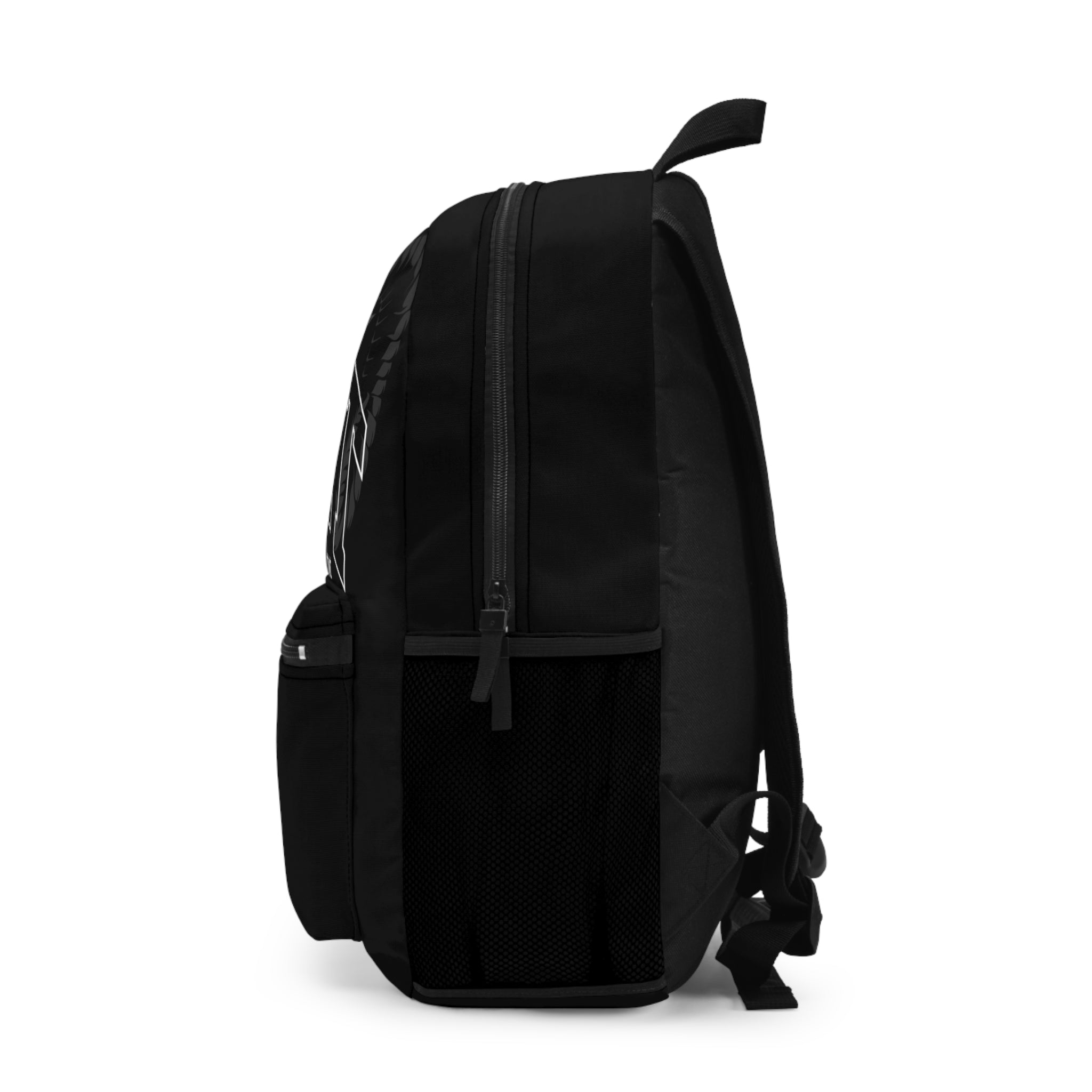 GOAT Graphic Backpack - Greatest of All Time - Trendy Black Backpack for Sports and Daily Use