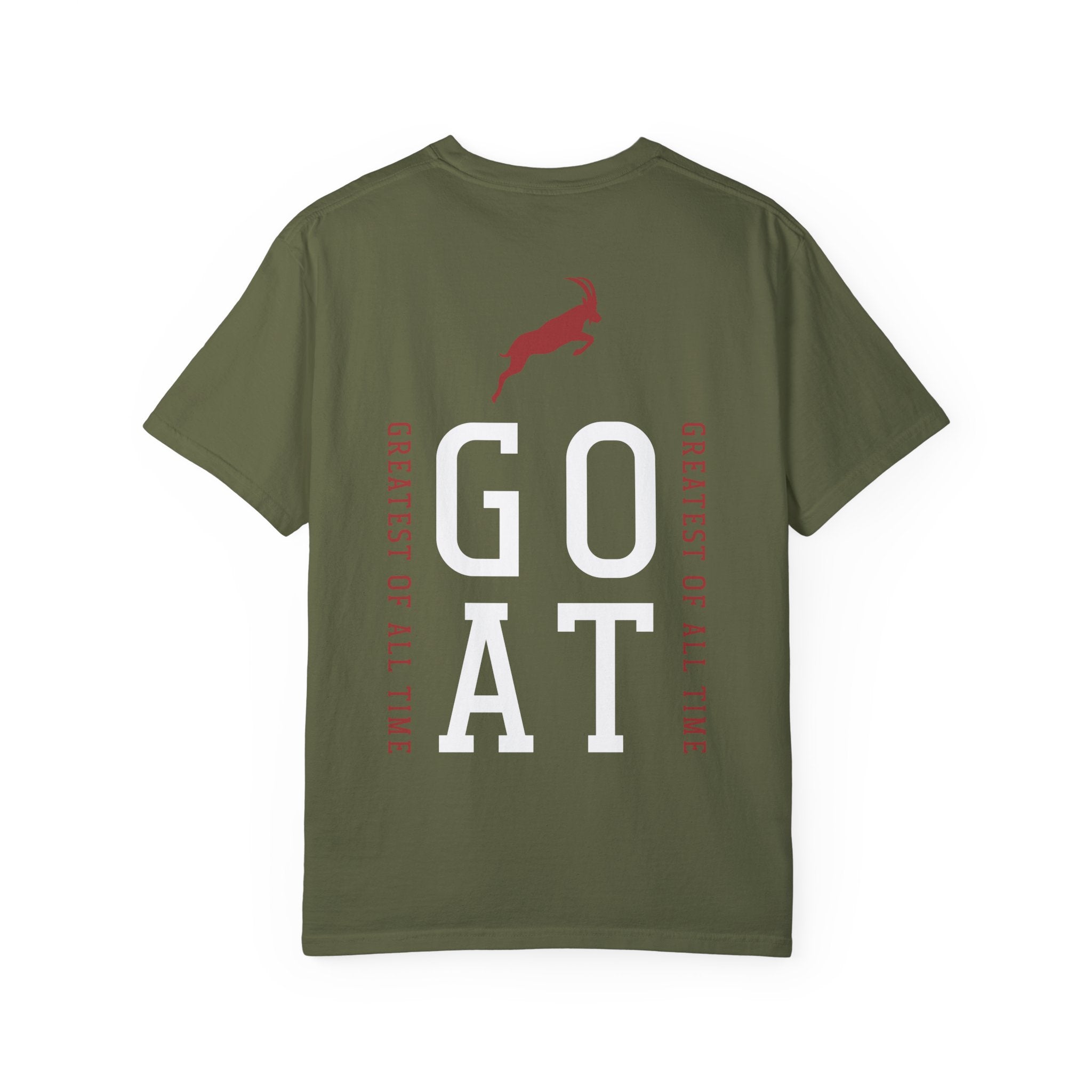 GOAT Unisex Garment-Dyed T-shirt - Greatest of All Time Casual Tee