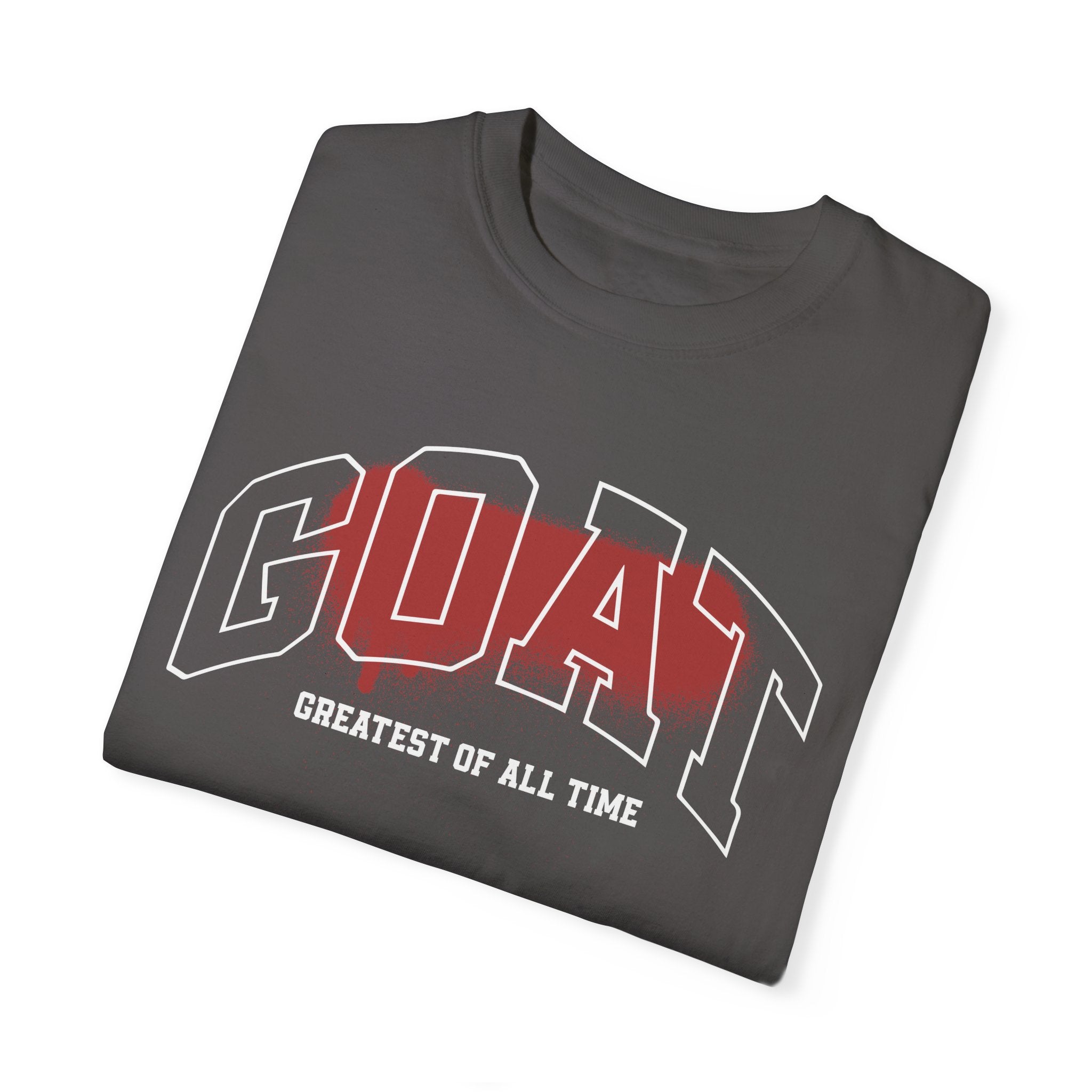Unisex Garment-Dyed T-Shirt - GOAT (Greatest of All Time) Graphic Tee