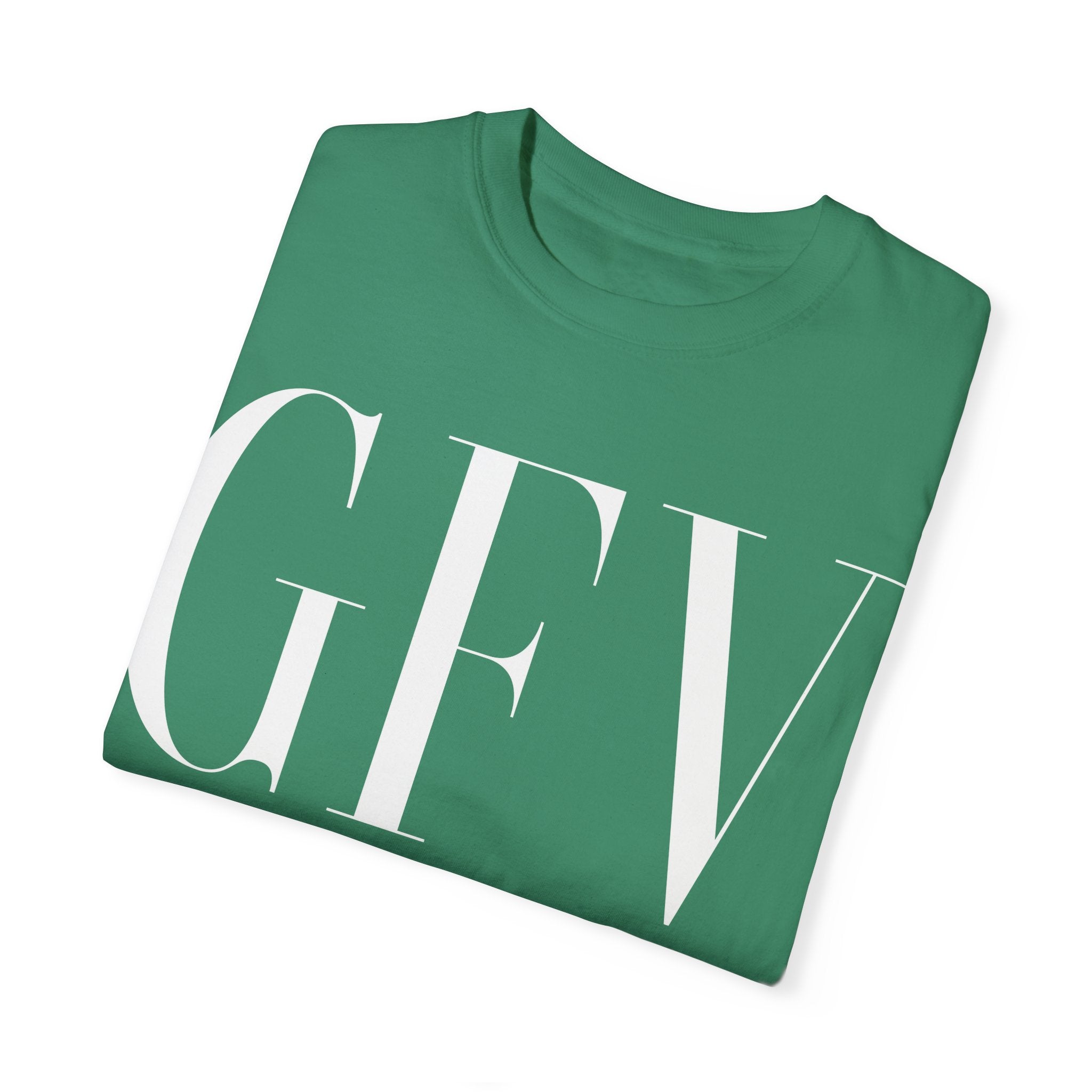 Motivational Unisex Garment-Dyed T-Shirt - Grind Focus Vision