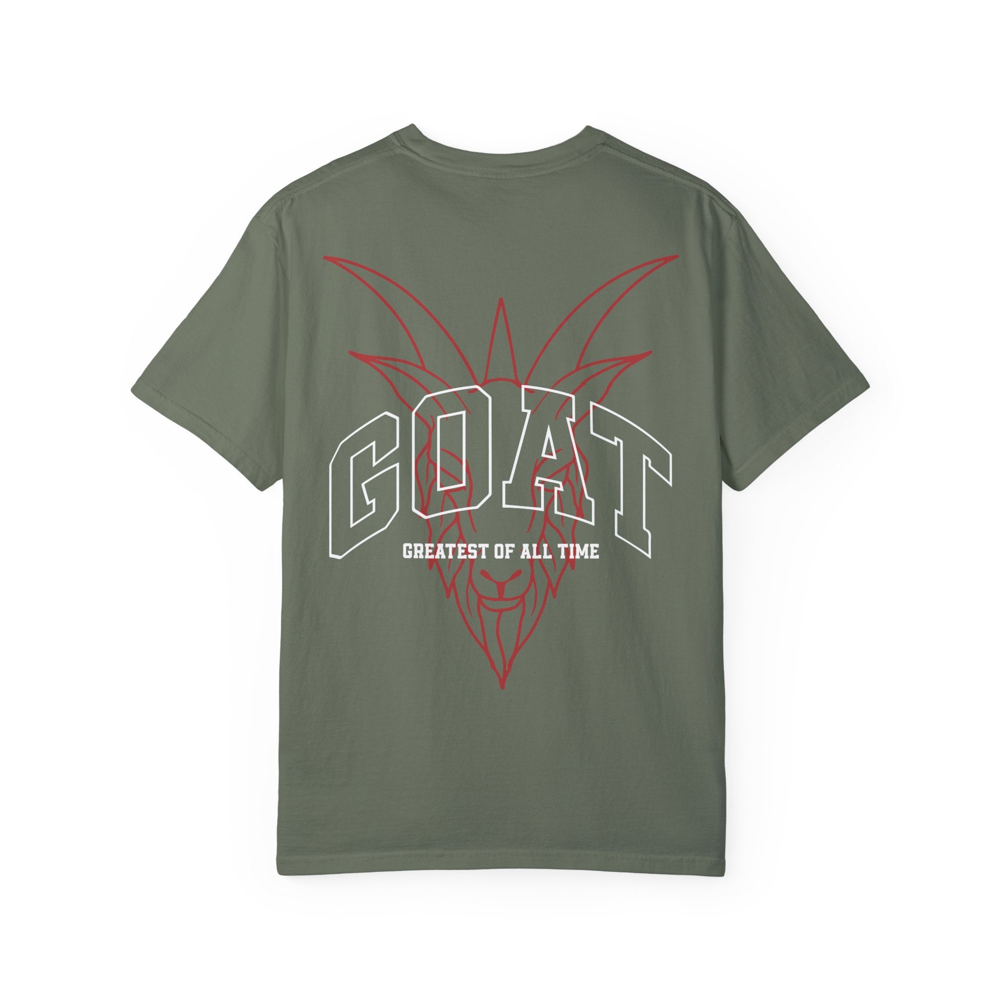 Unisex Garment-Dyed T-Shirt - GOAT (Greatest of All Time) Graphic Tee