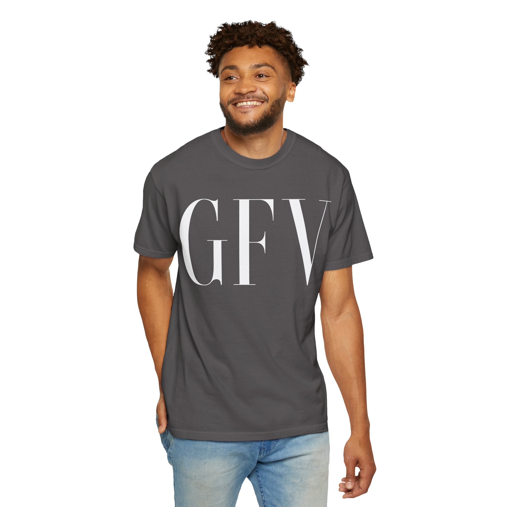 Motivational Unisex Garment-Dyed T-Shirt - Grind Focus Vision