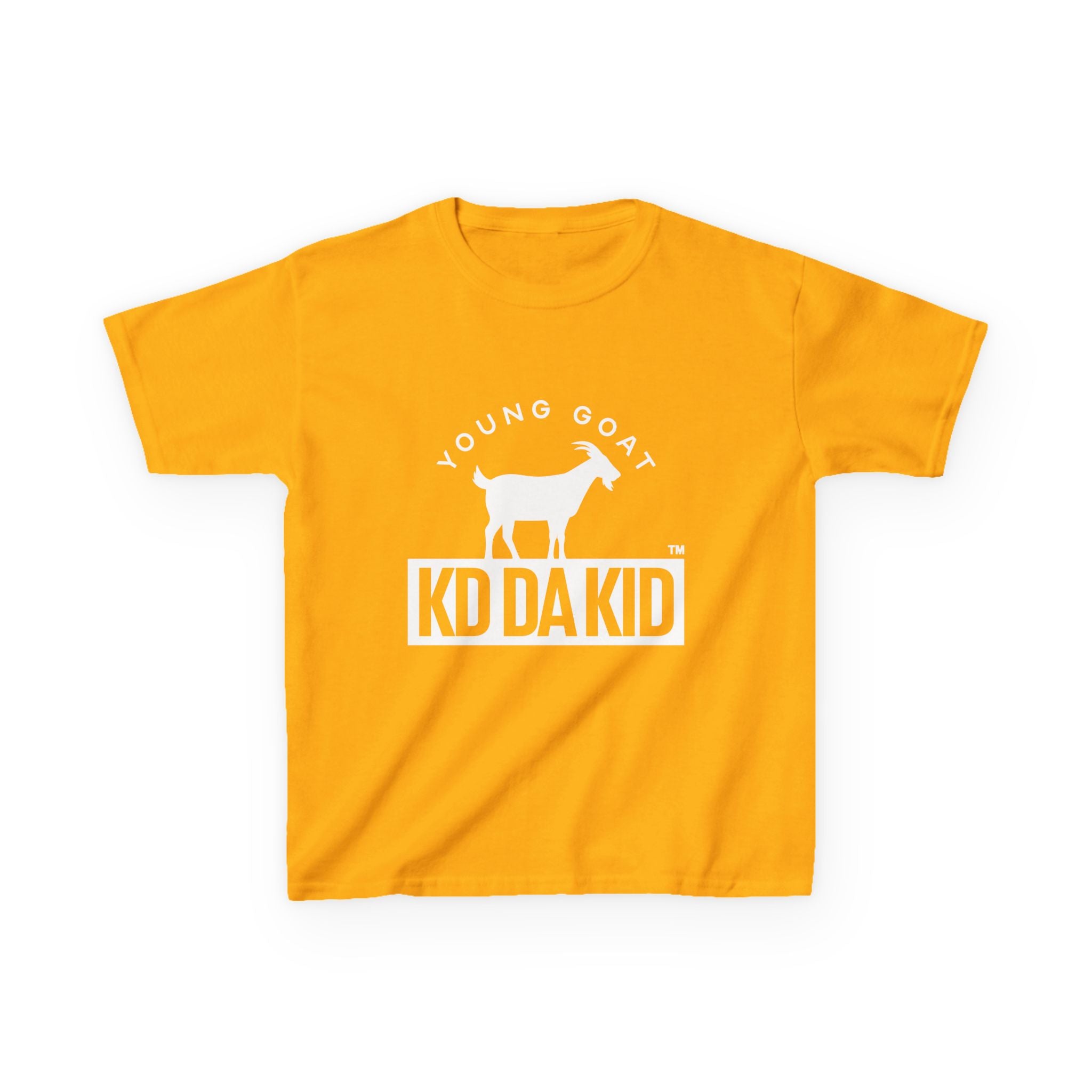 Young Goat Kids Tee - Cool Black Cotton T-shirt for Young Trendsetters