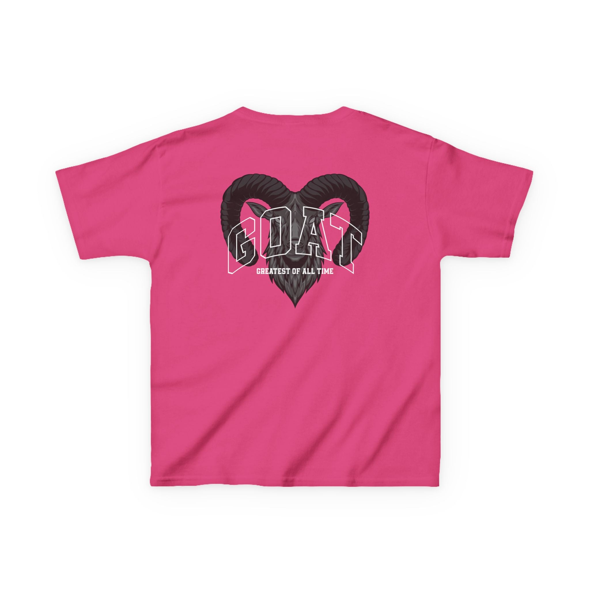 Kids GOAT Graphic Tee - Greatest of All Time Black T-Shirt
