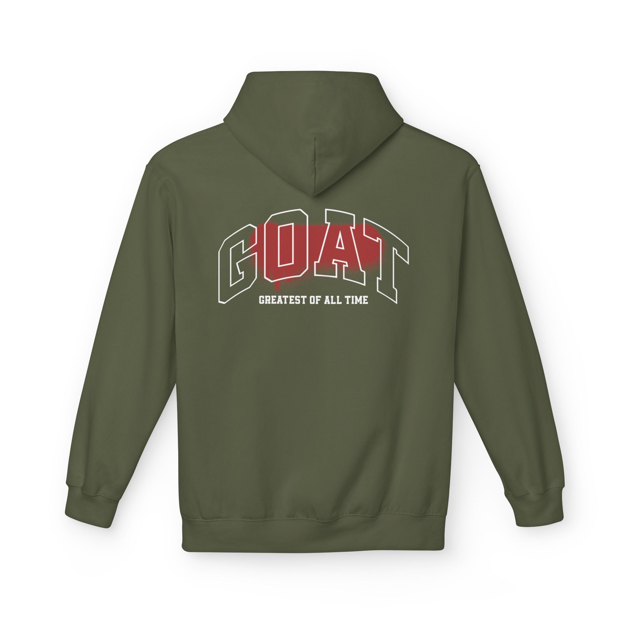 GOAT Hoodie - Red Spray Paint