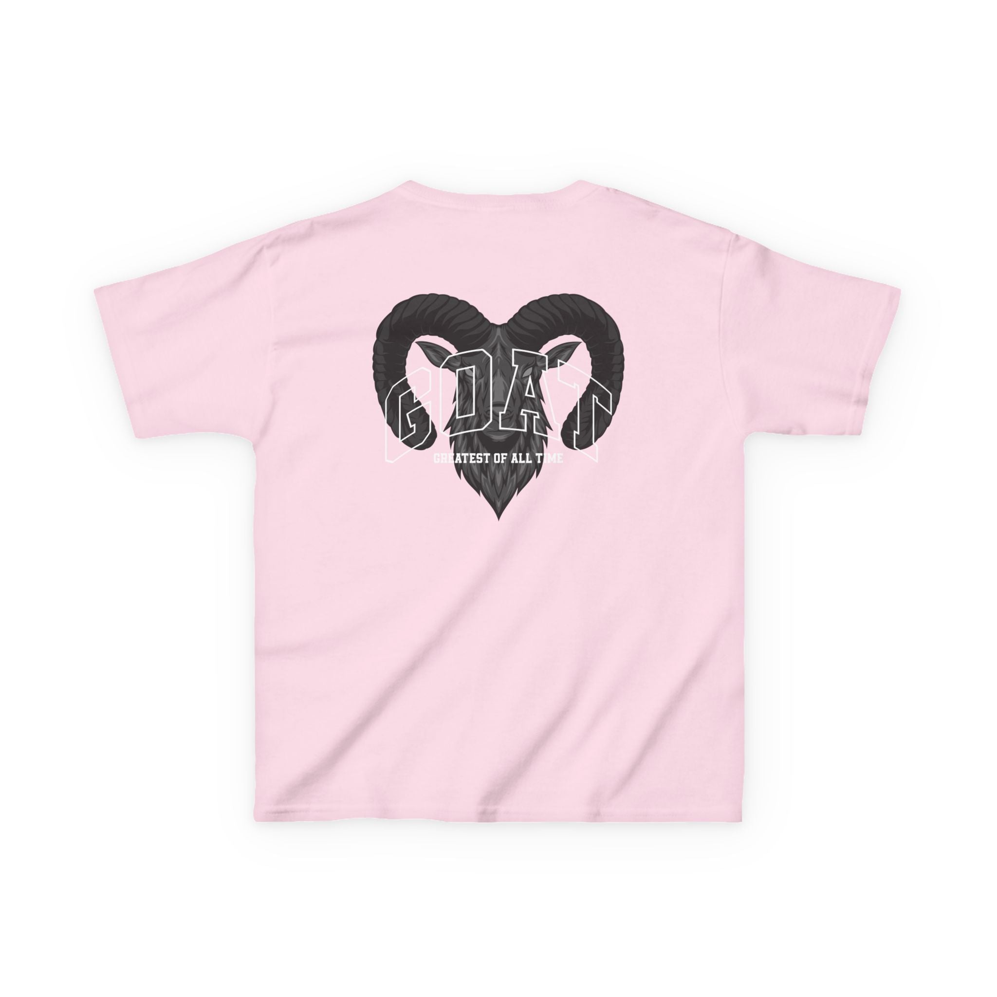 Kids GOAT Graphic Tee - Greatest of All Time Black T-Shirt
