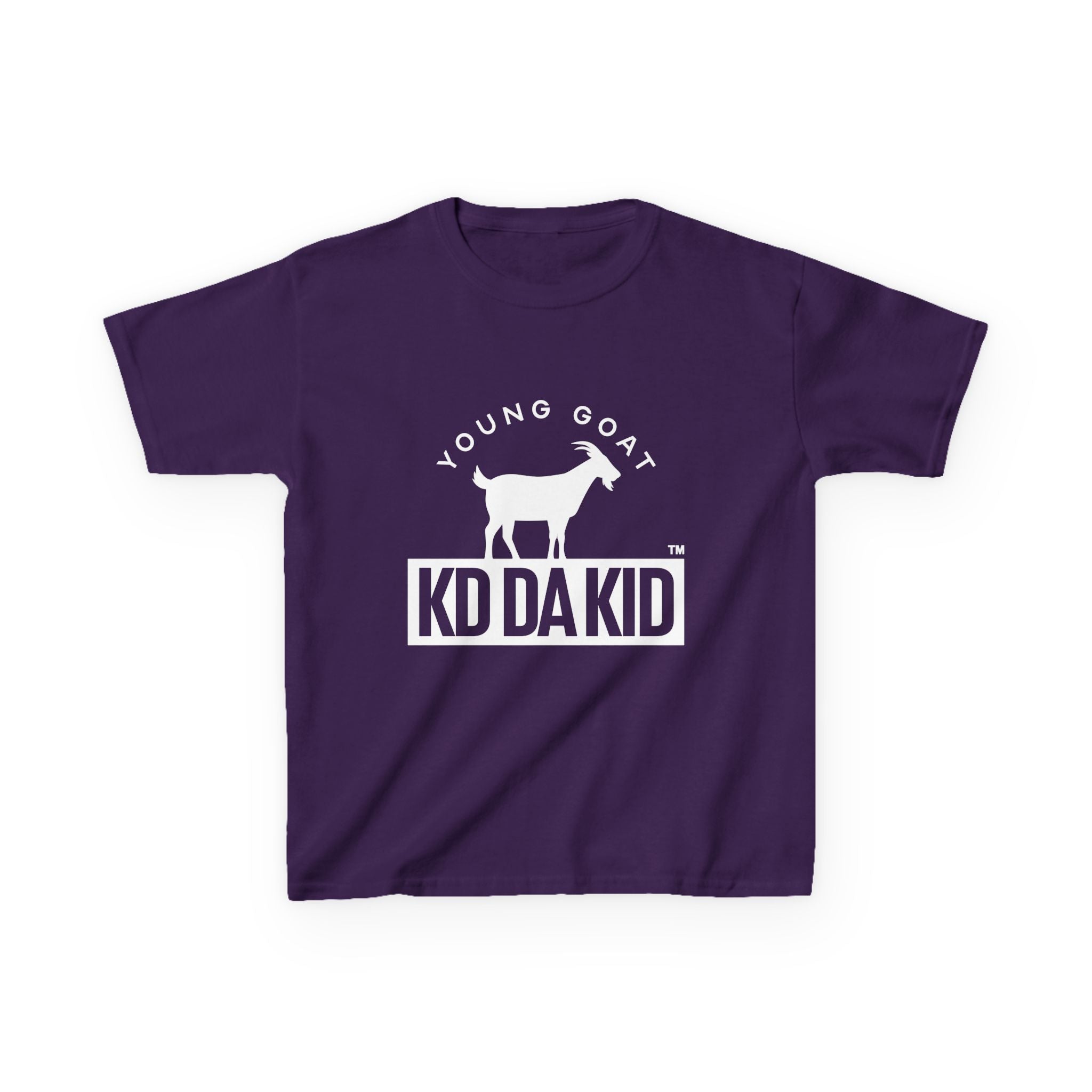 Young Goat Kids Tee - Cool Black Cotton T-shirt for Young Trendsetters