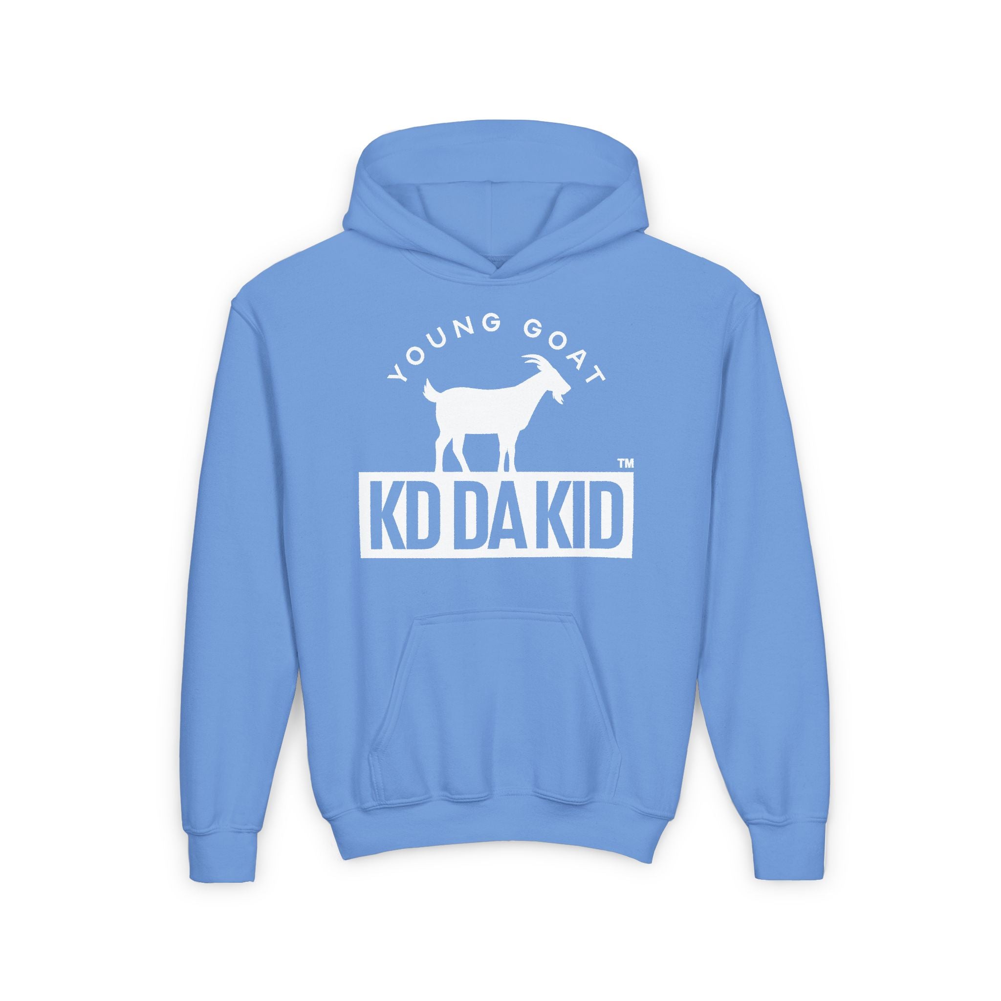 Youth Heavy Blend Hoodie - 'Young Goat' KD Da Kid Design - Perfect for Fans and Gift Giving