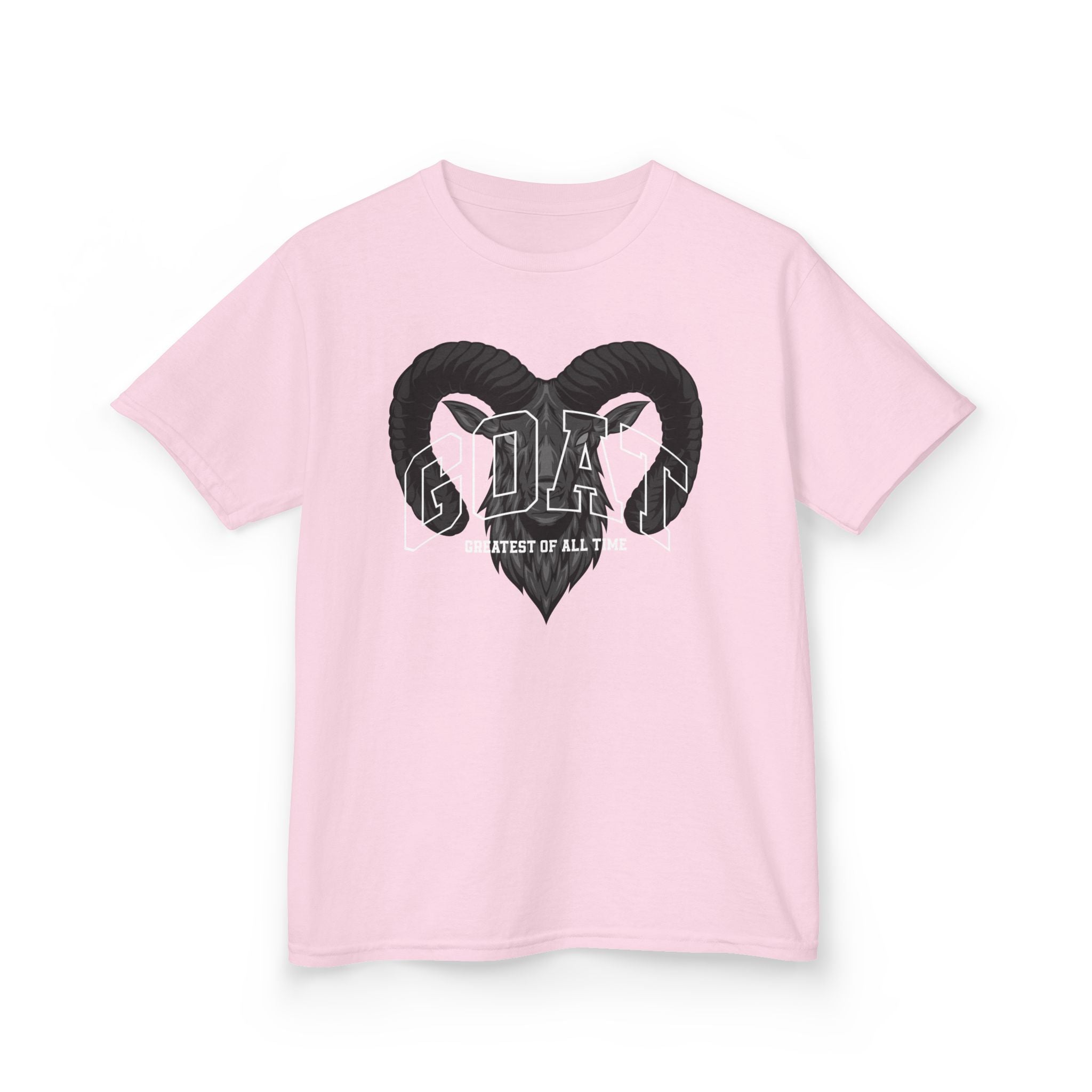 Kids GOAT Graphic Tee - Greatest of All Time Black T-Shirt