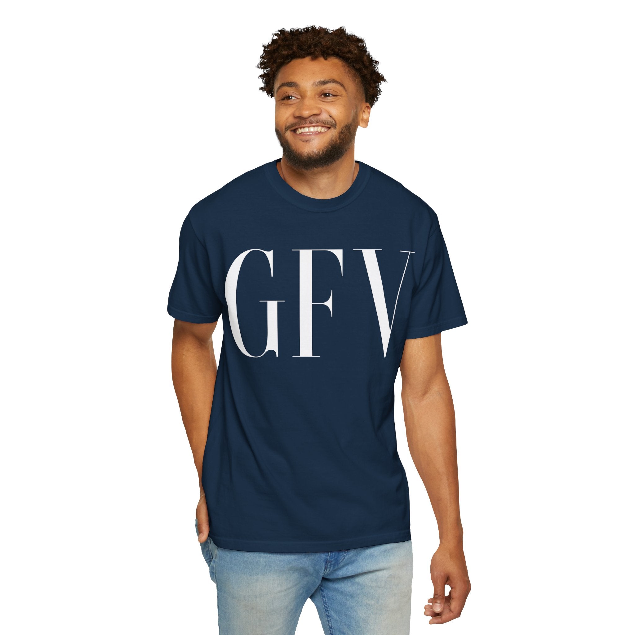 Motivational Unisex Garment-Dyed T-Shirt - Grind Focus Vision