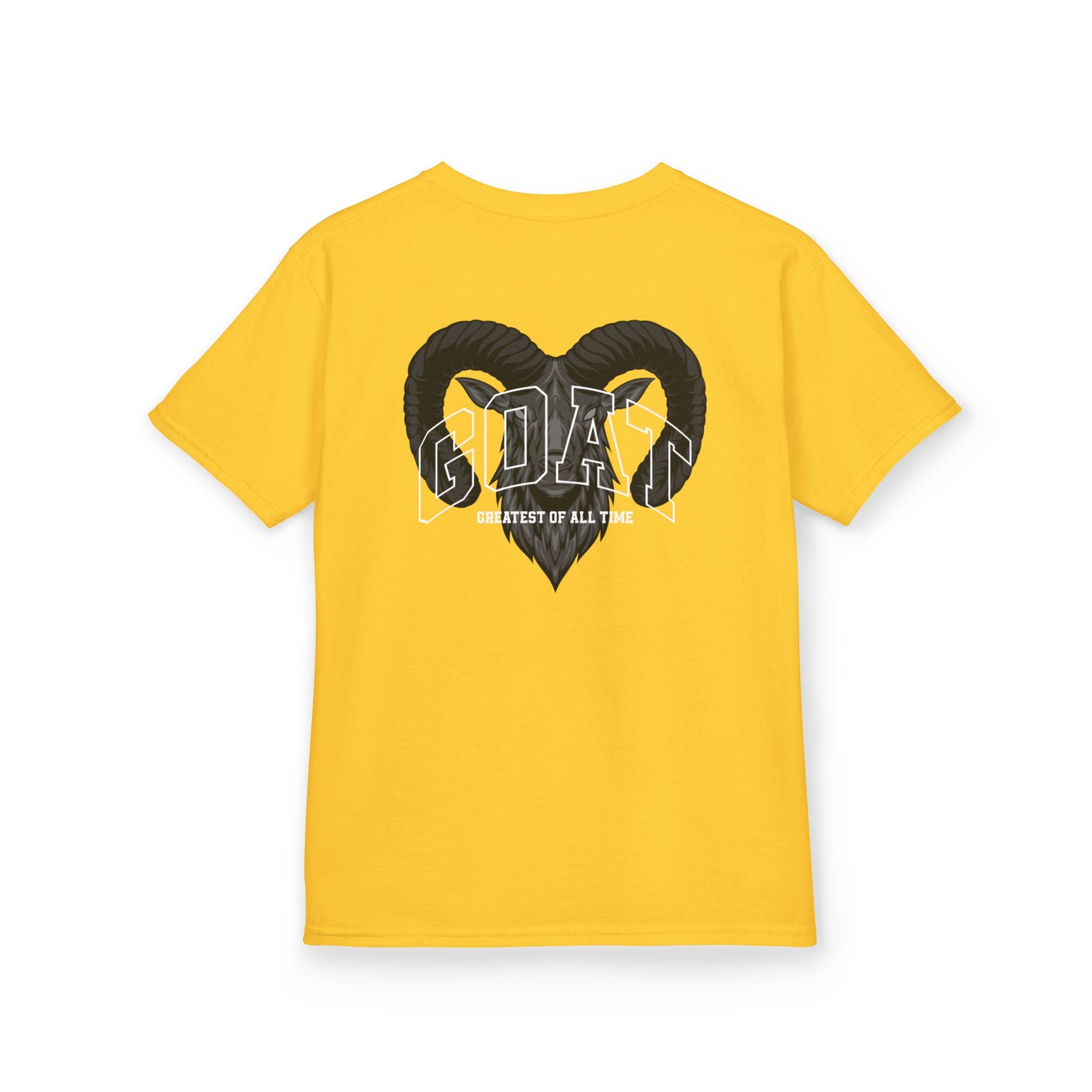 Kids GOAT Graphic Tee - Greatest of All Time Black T-Shirt