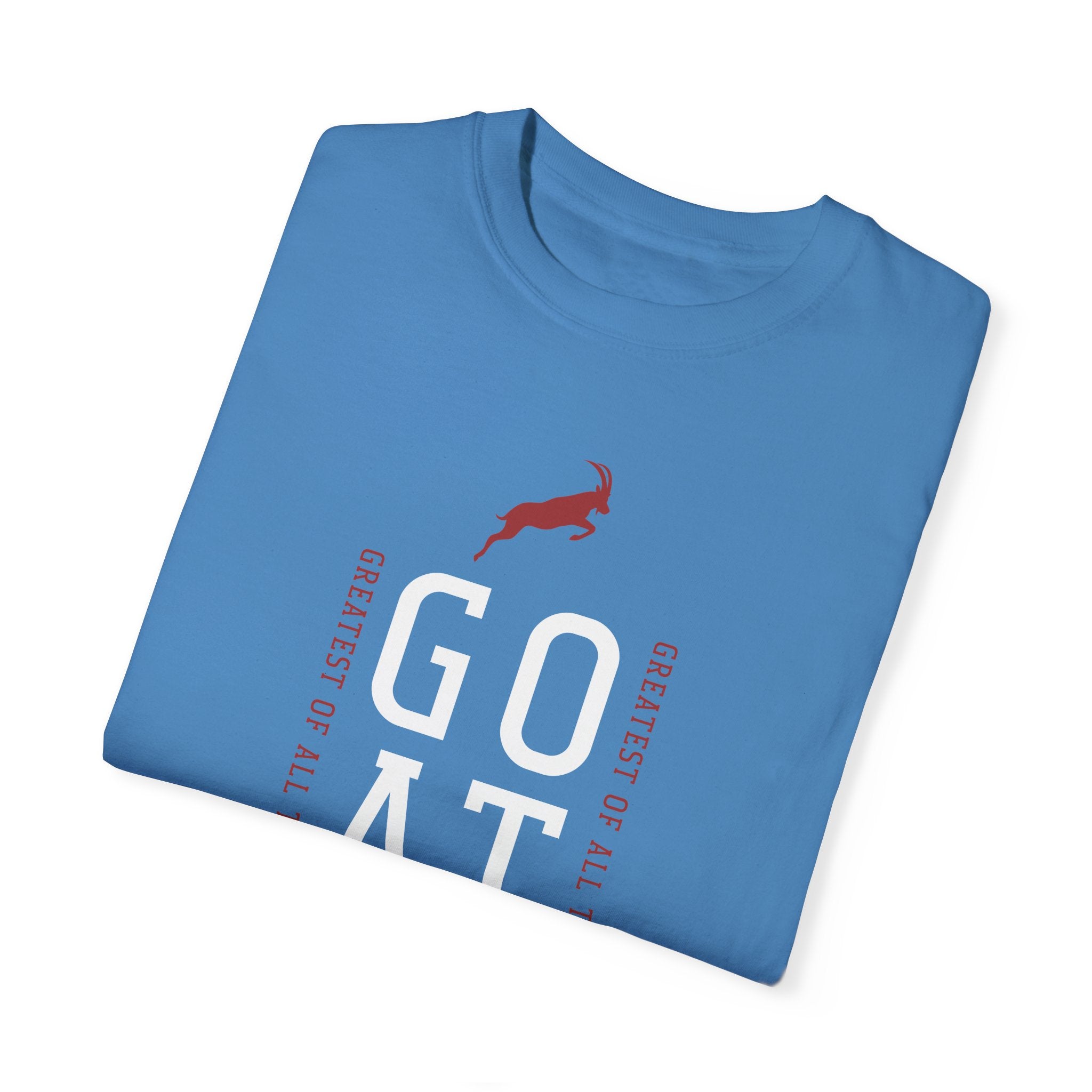 GOAT Unisex Garment-Dyed T-shirt - Greatest of All Time Casual Tee