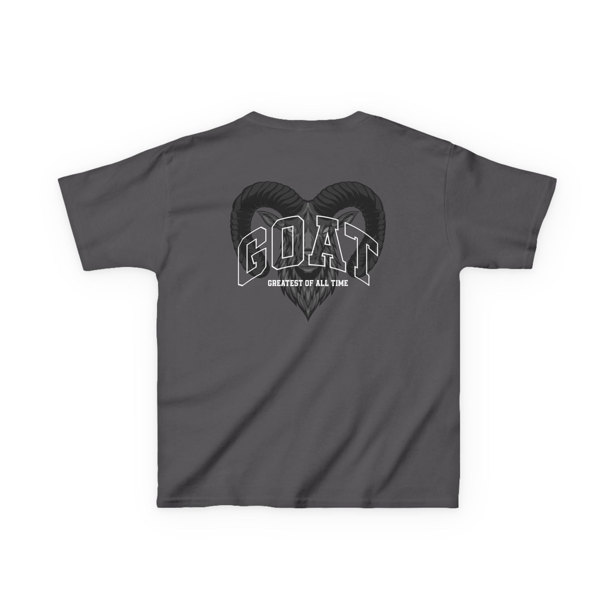 Kids GOAT Graphic Tee - Greatest of All Time Black T-Shirt