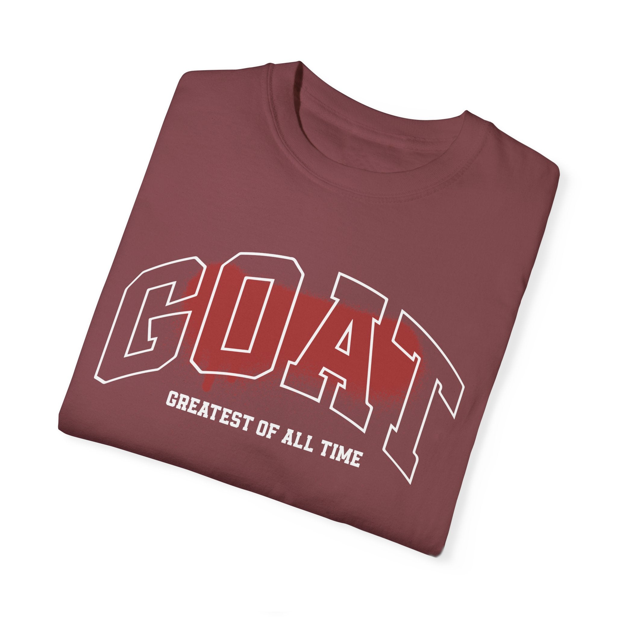 Unisex Garment-Dyed T-Shirt - GOAT (Greatest of All Time) Graphic Tee