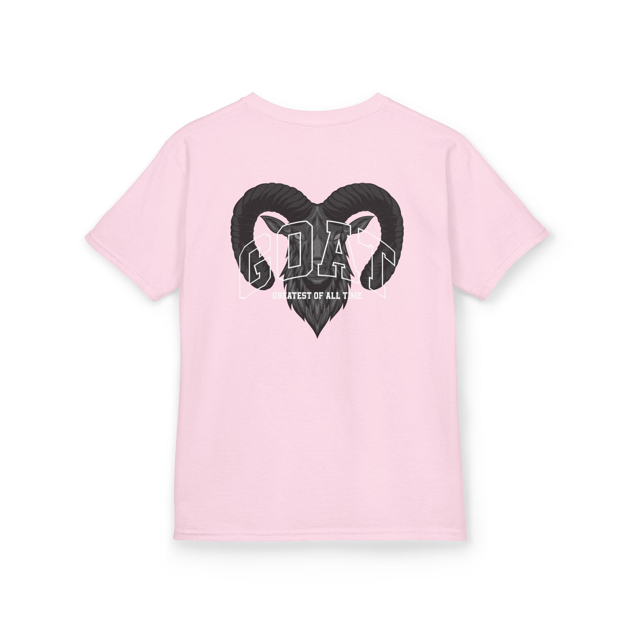 Kids GOAT Graphic Tee - Greatest of All Time Black T-Shirt