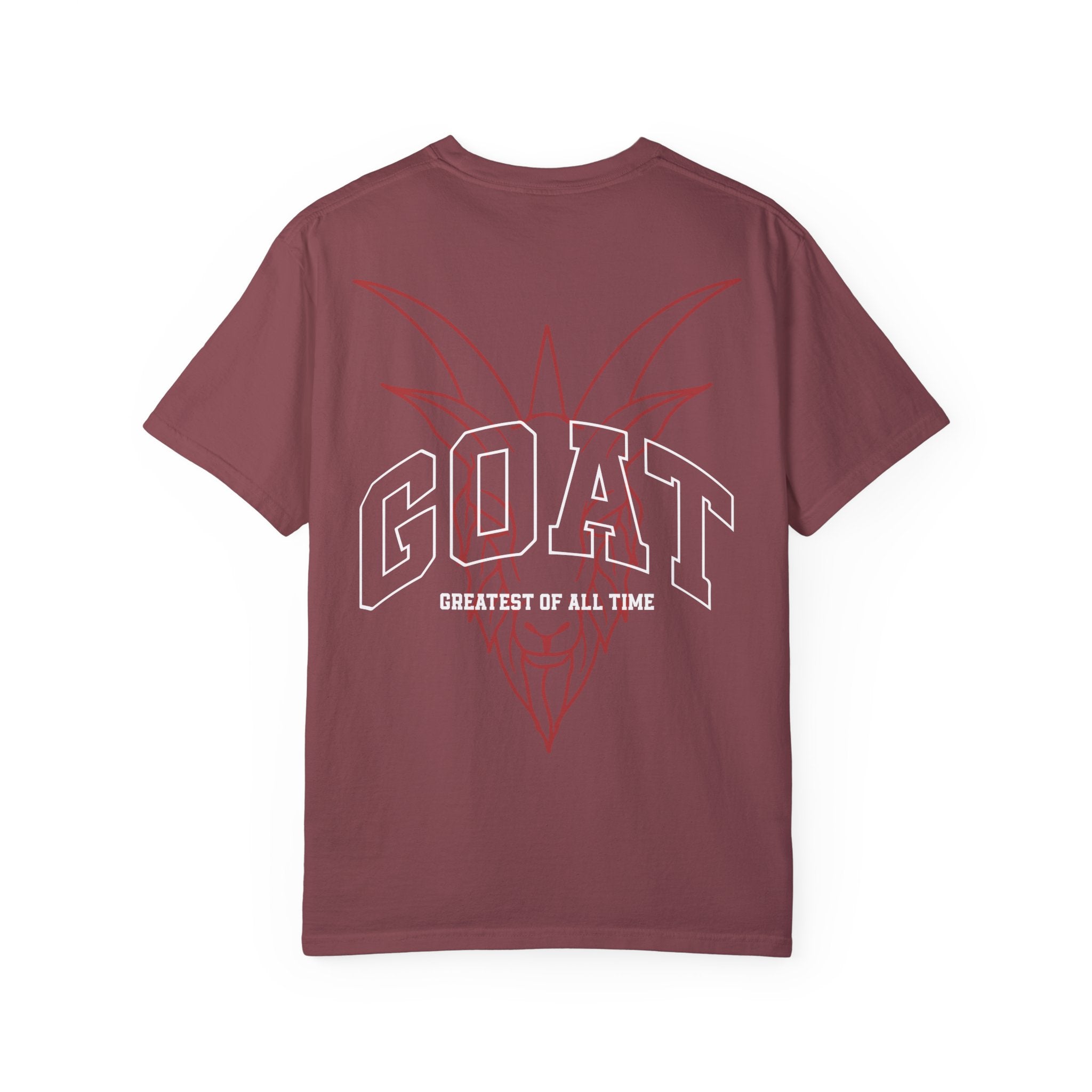 Unisex Garment-Dyed T-Shirt - GOAT (Greatest of All Time) Graphic Tee