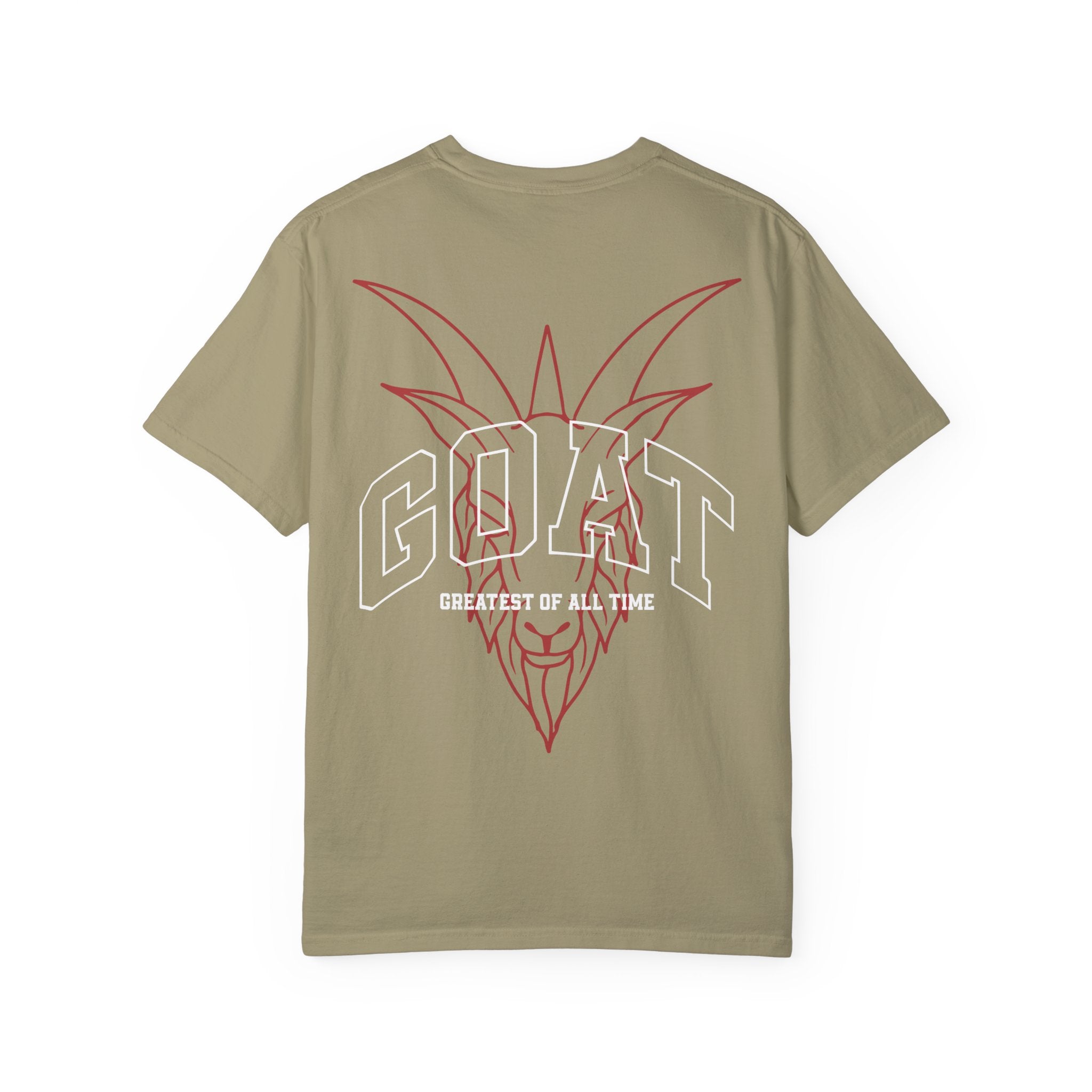Unisex Garment-Dyed T-Shirt - GOAT (Greatest of All Time) Graphic Tee