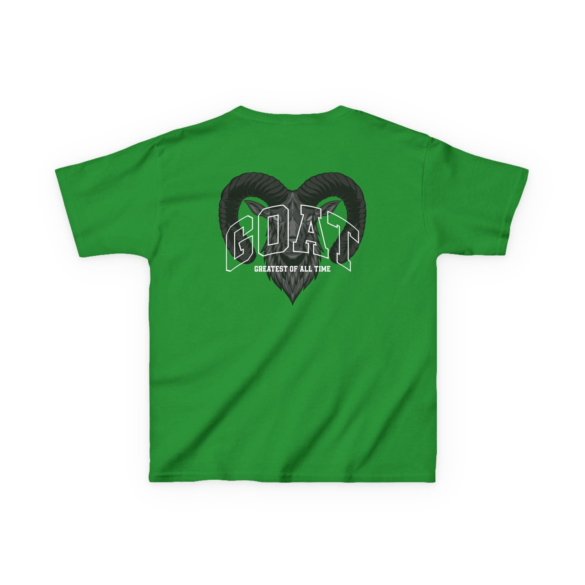 Kids GOAT Graphic Tee - Greatest of All Time Black T-Shirt