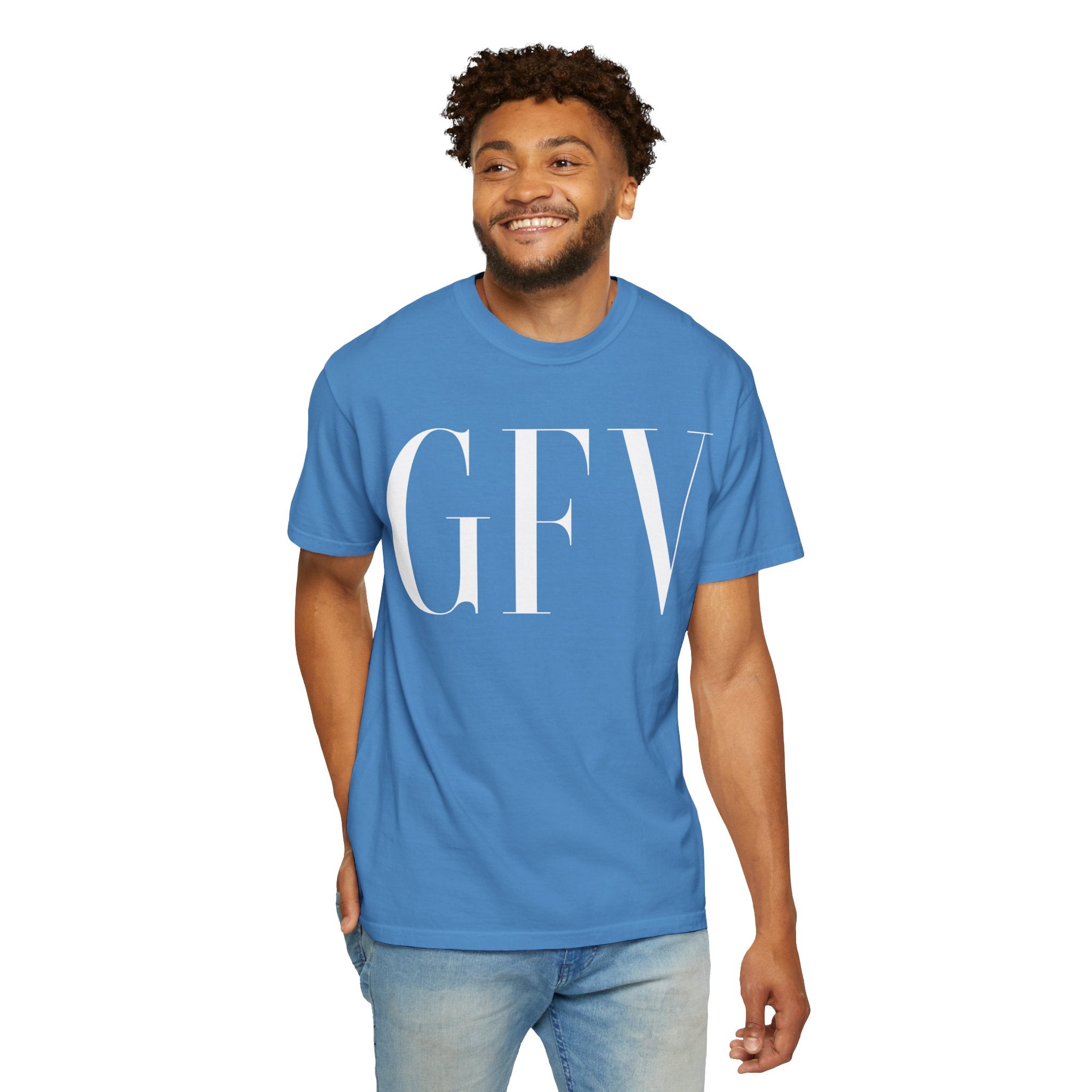 Motivational Unisex Garment-Dyed T-Shirt - Grind Focus Vision