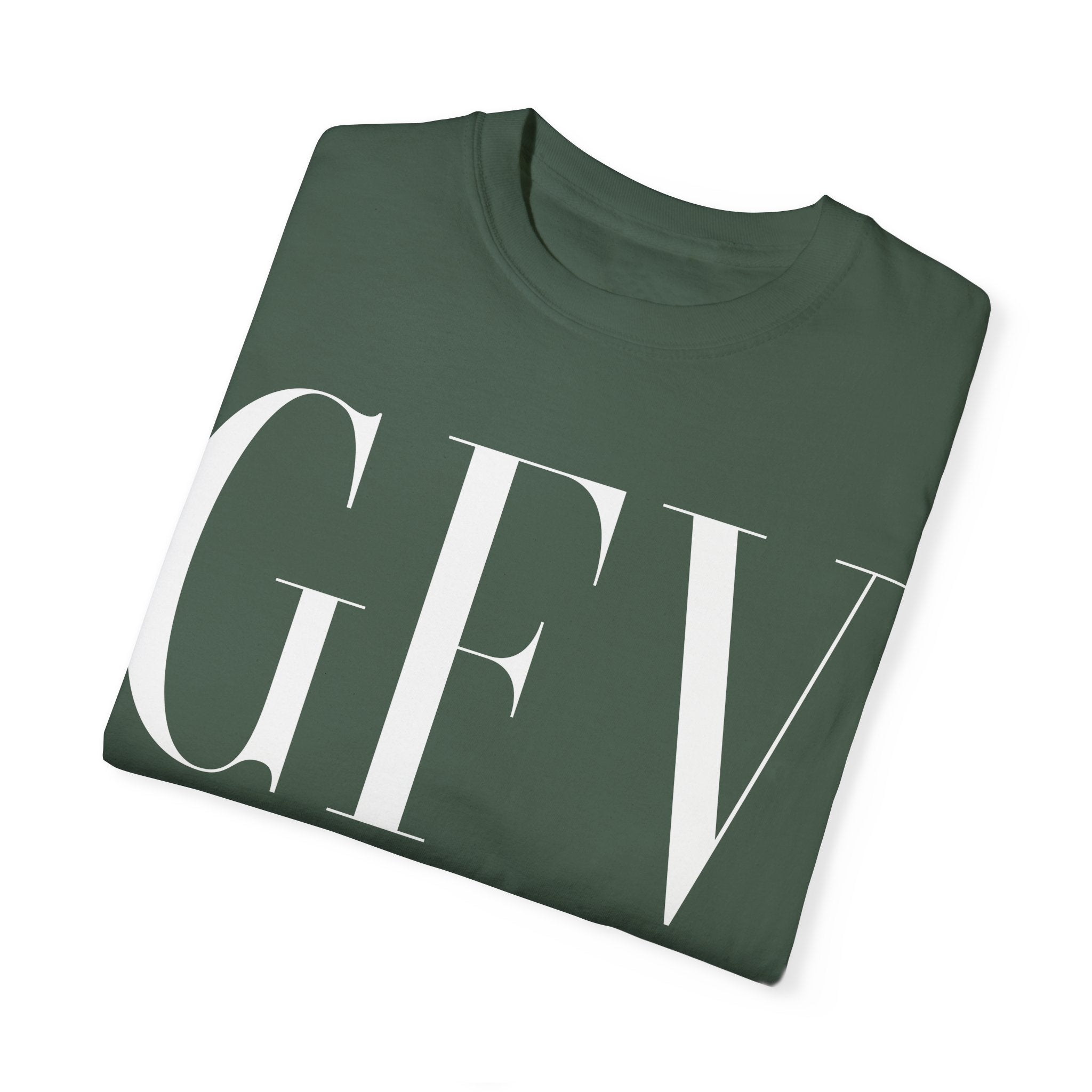 Motivational Unisex Garment-Dyed T-Shirt - Grind Focus Vision