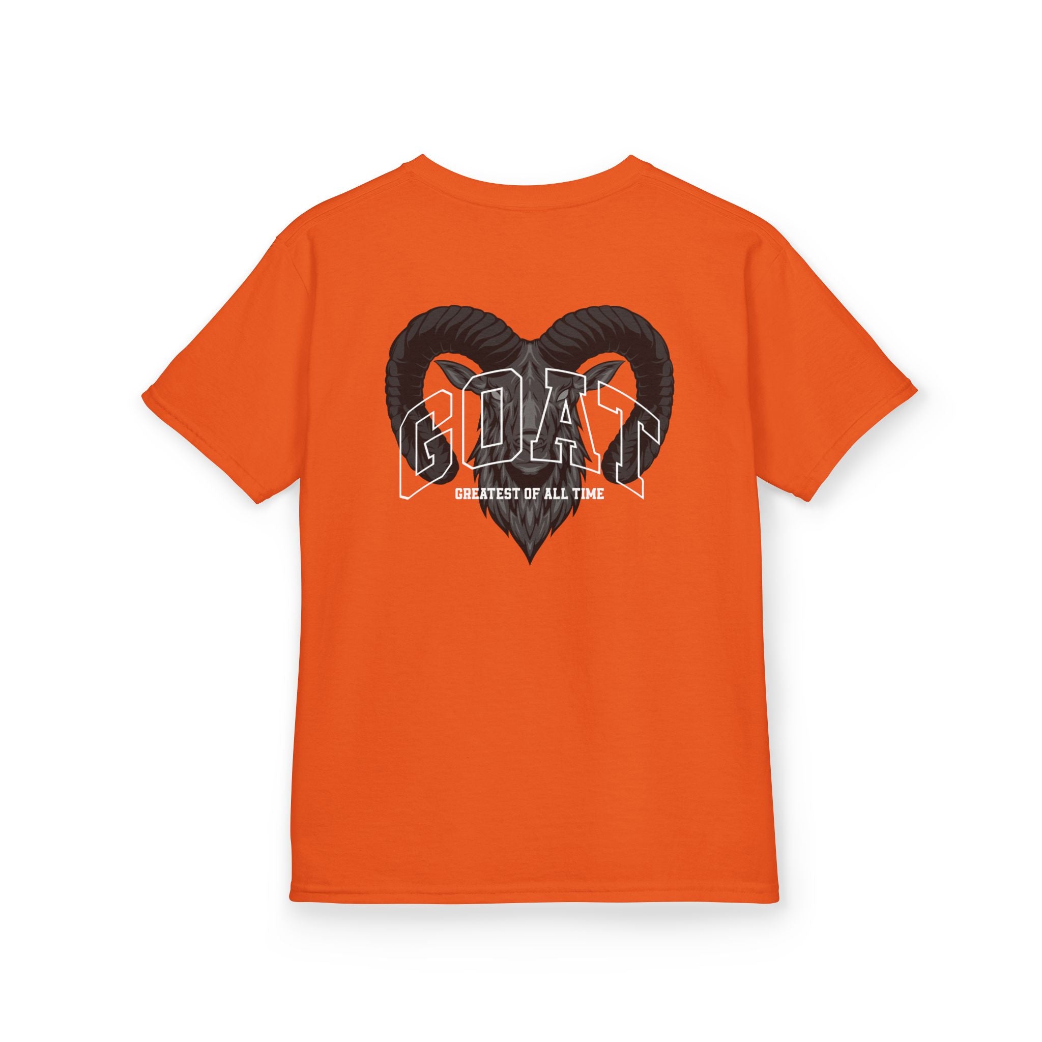Kids GOAT Graphic Tee - Greatest of All Time Black T-Shirt