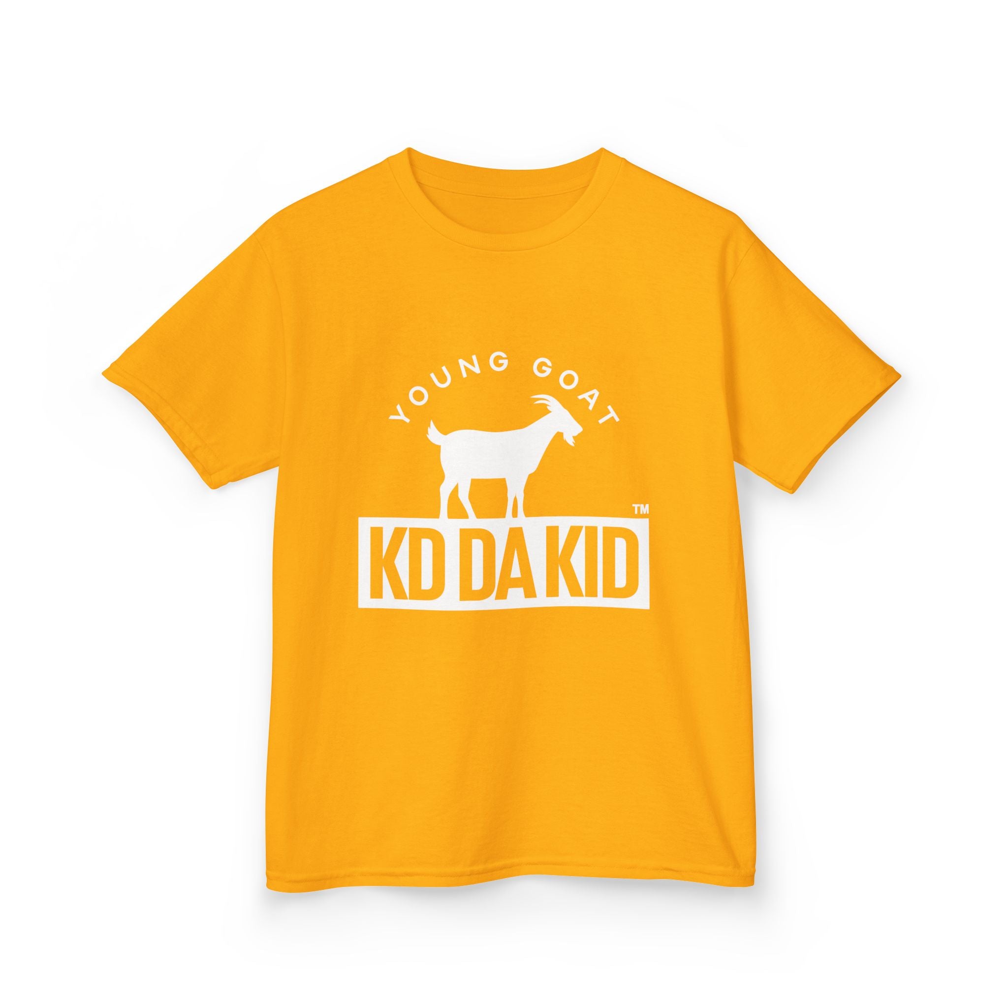 Young Goat Kids Tee - Cool Black Cotton T-shirt for Young Trendsetters