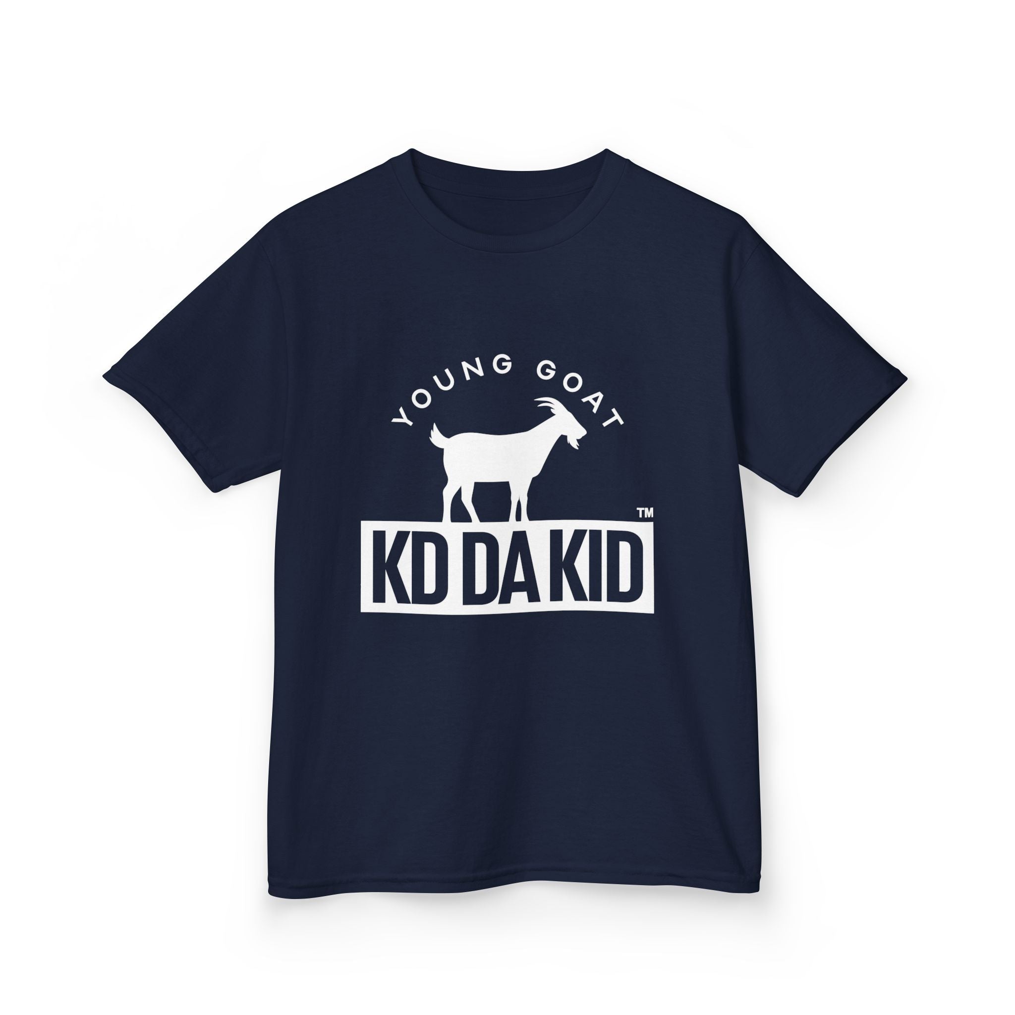 Young Goat Kids Tee - Cool Black Cotton T-shirt for Young Trendsetters
