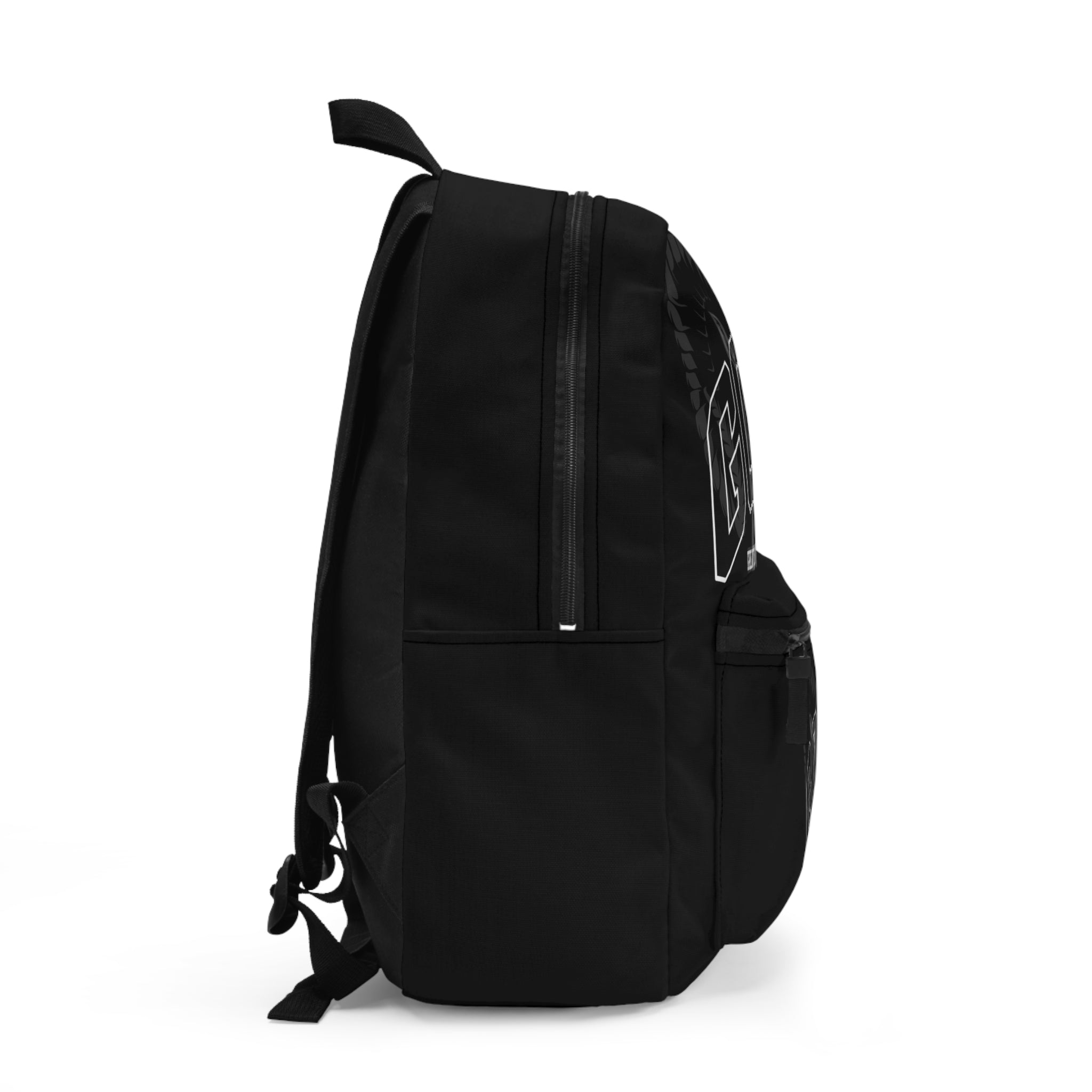 GOAT Graphic Backpack - Greatest of All Time - Trendy Black Backpack for Sports and Daily Use