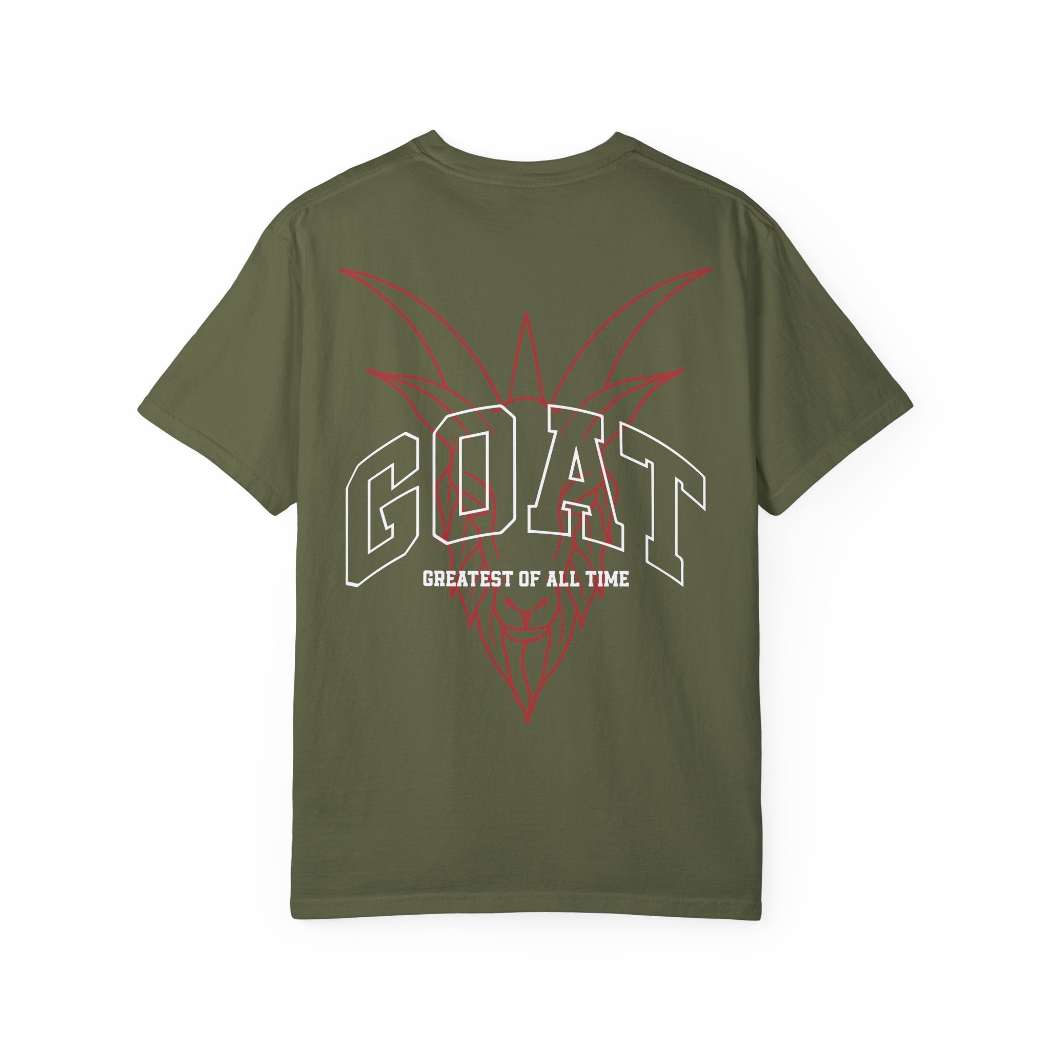 Unisex Garment-Dyed T-Shirt - GOAT (Greatest of All Time) Graphic Tee
