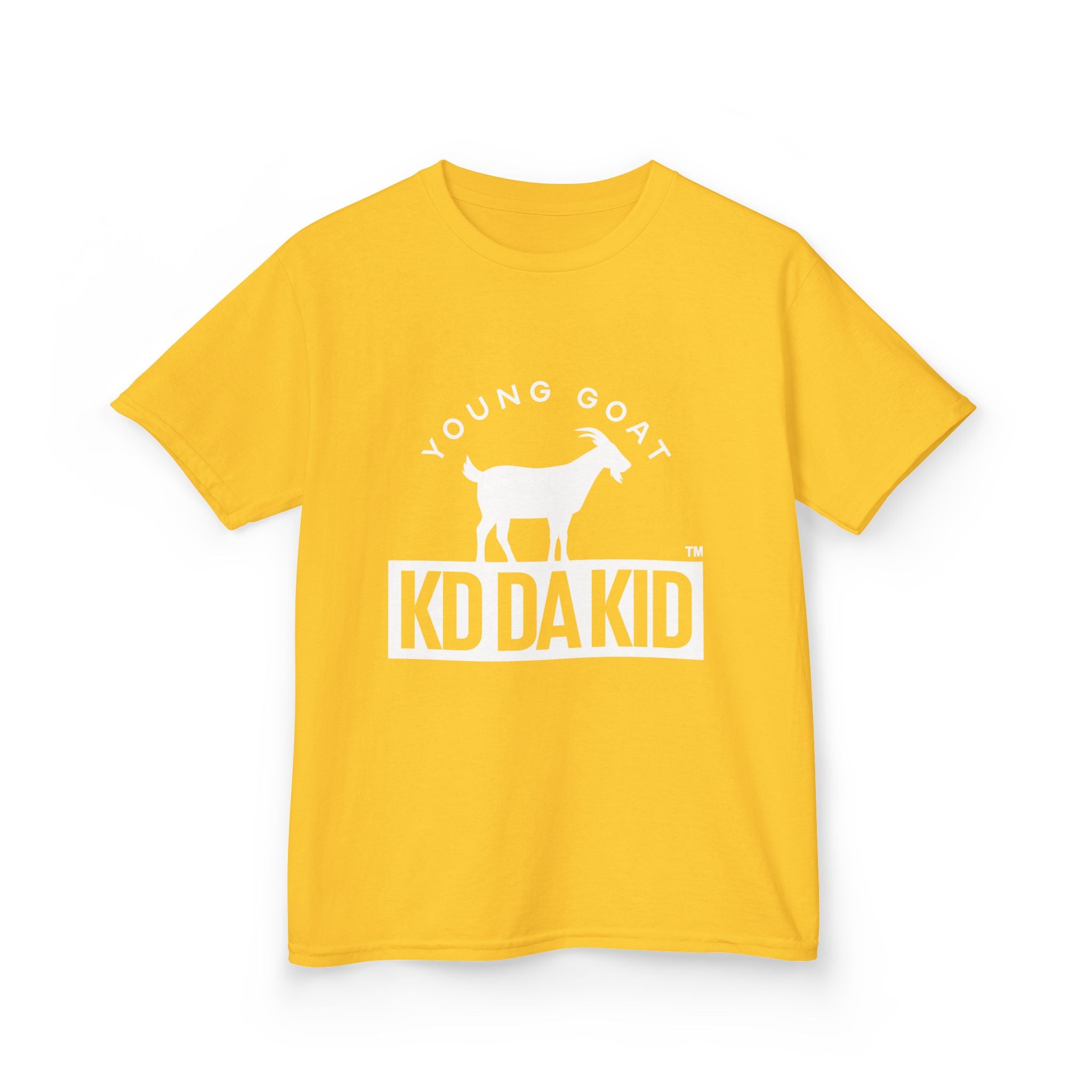 Young Goat Kids Tee - Cool Black Cotton T-shirt for Young Trendsetters