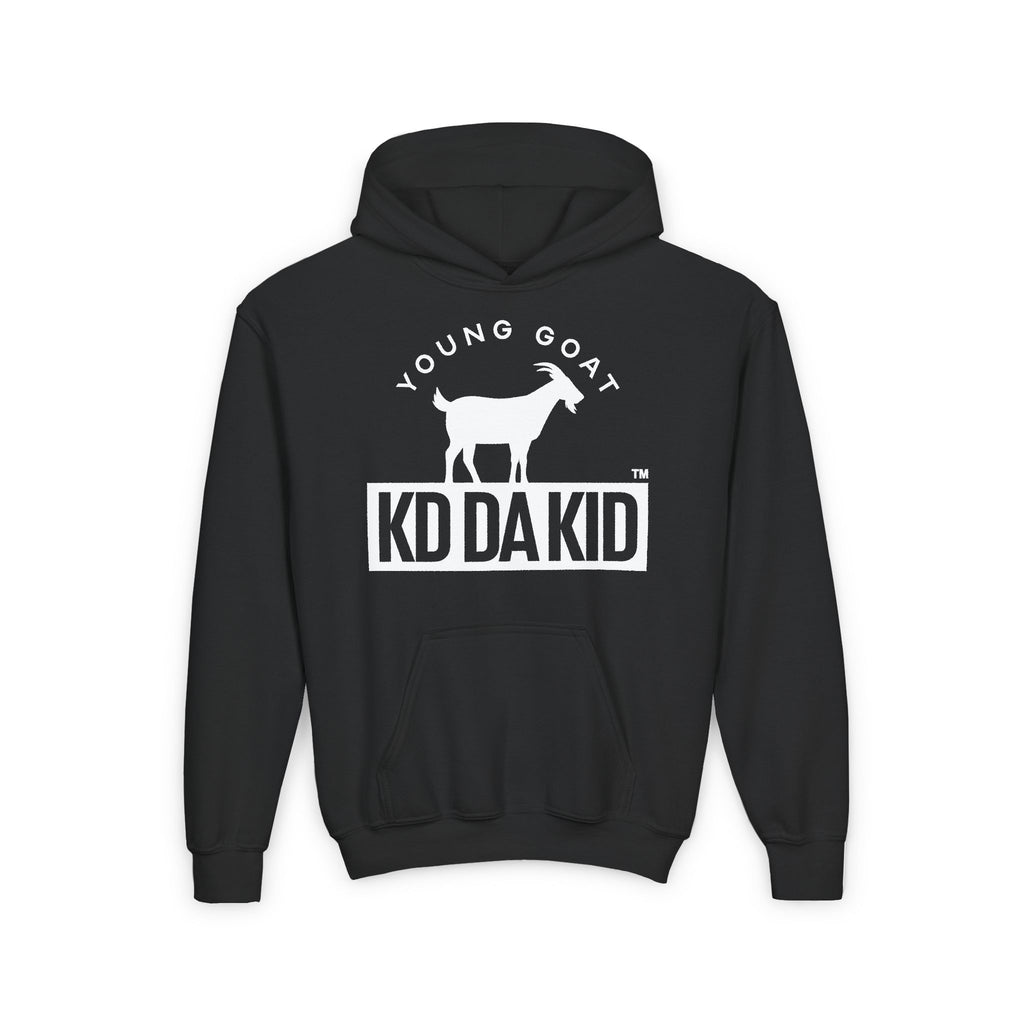 Youth Heavy Blend Hoodie - 'Young Goat' KD Da Kid Design - Perfect for Fans and Gift Giving