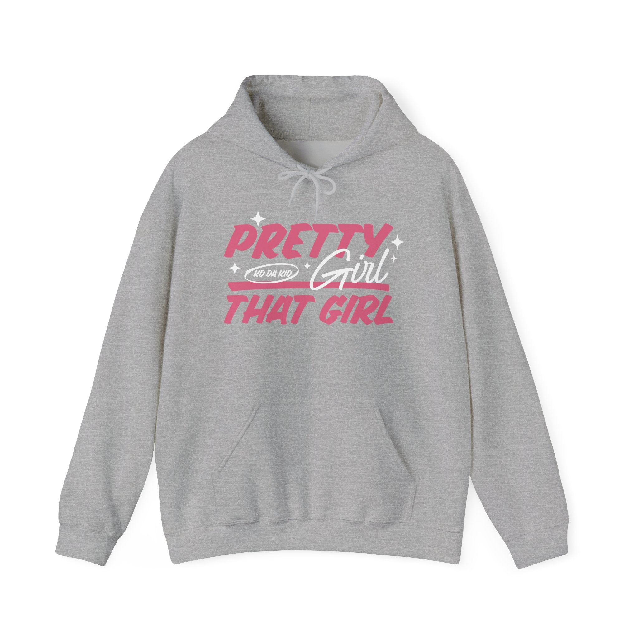 That Girl Hoodie - "Pretty Girl, " Pink Graphic Pullover