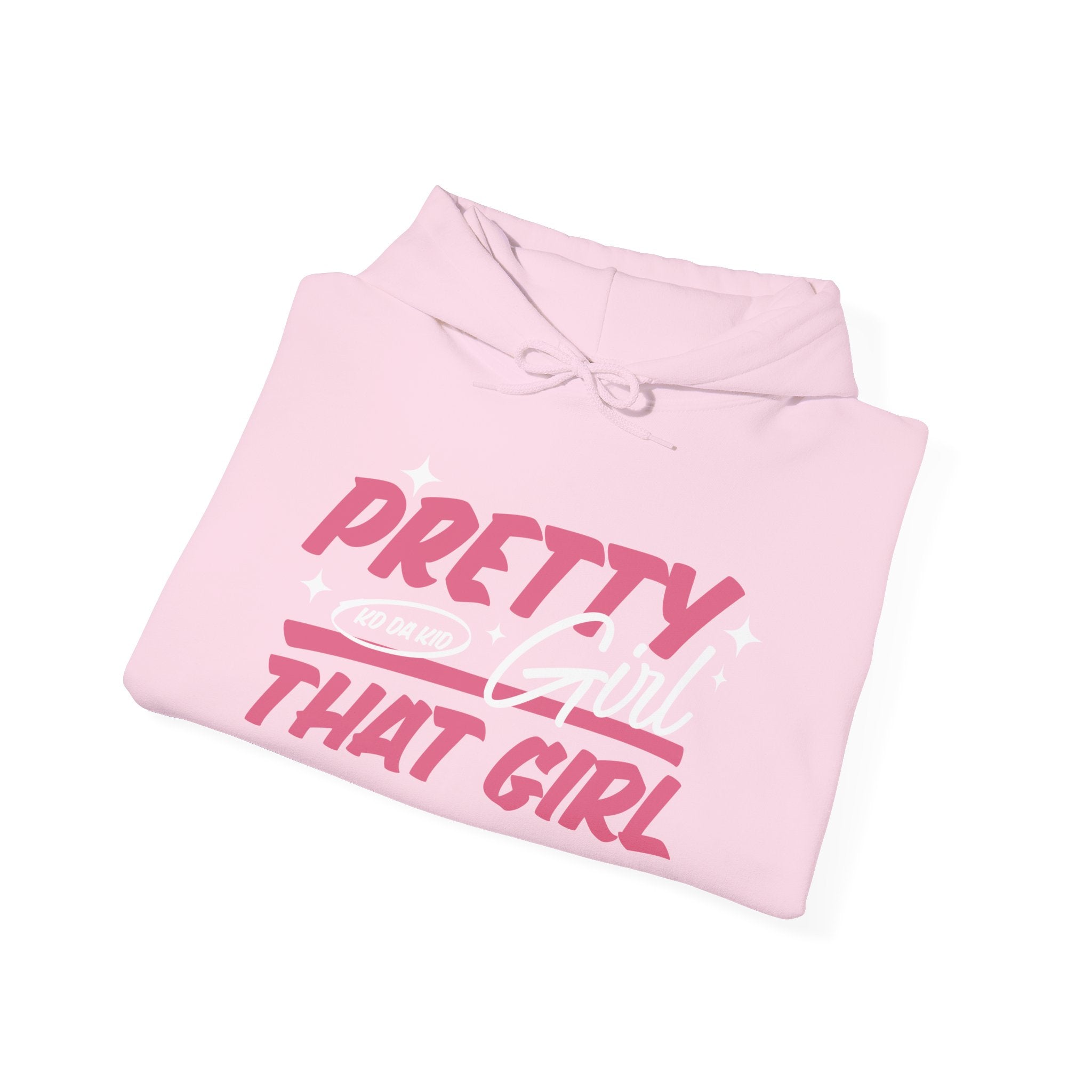 That Girl Hoodie - "Pretty Girl, " Pink Graphic Pullover