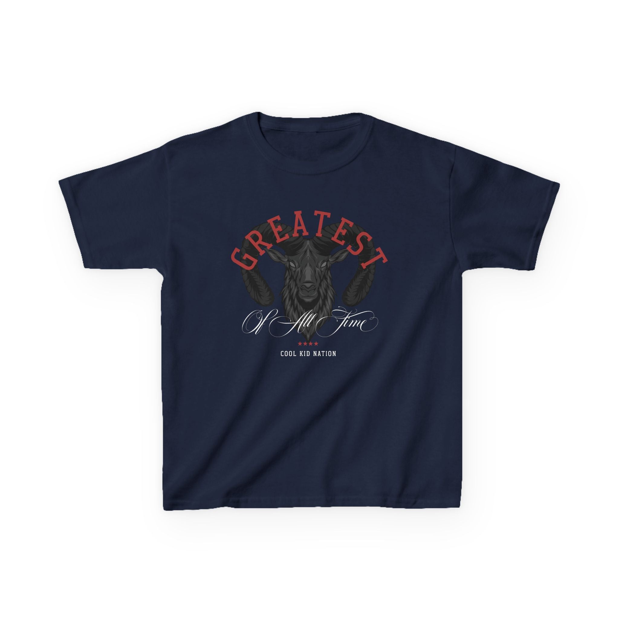 Kids 'Greatest of All Time' Heavy Cotton Tee - Cool Kid Nation