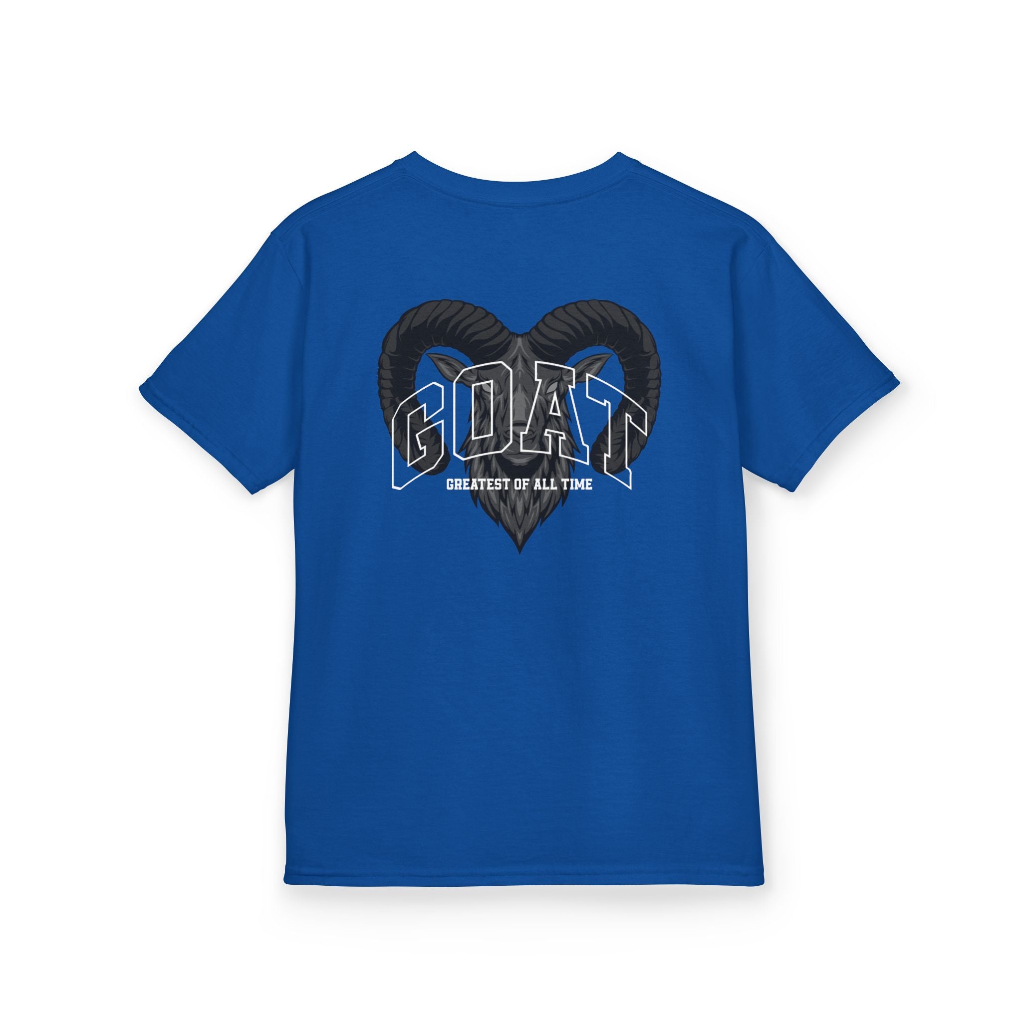 Kids GOAT Graphic Tee - Greatest of All Time Black T-Shirt