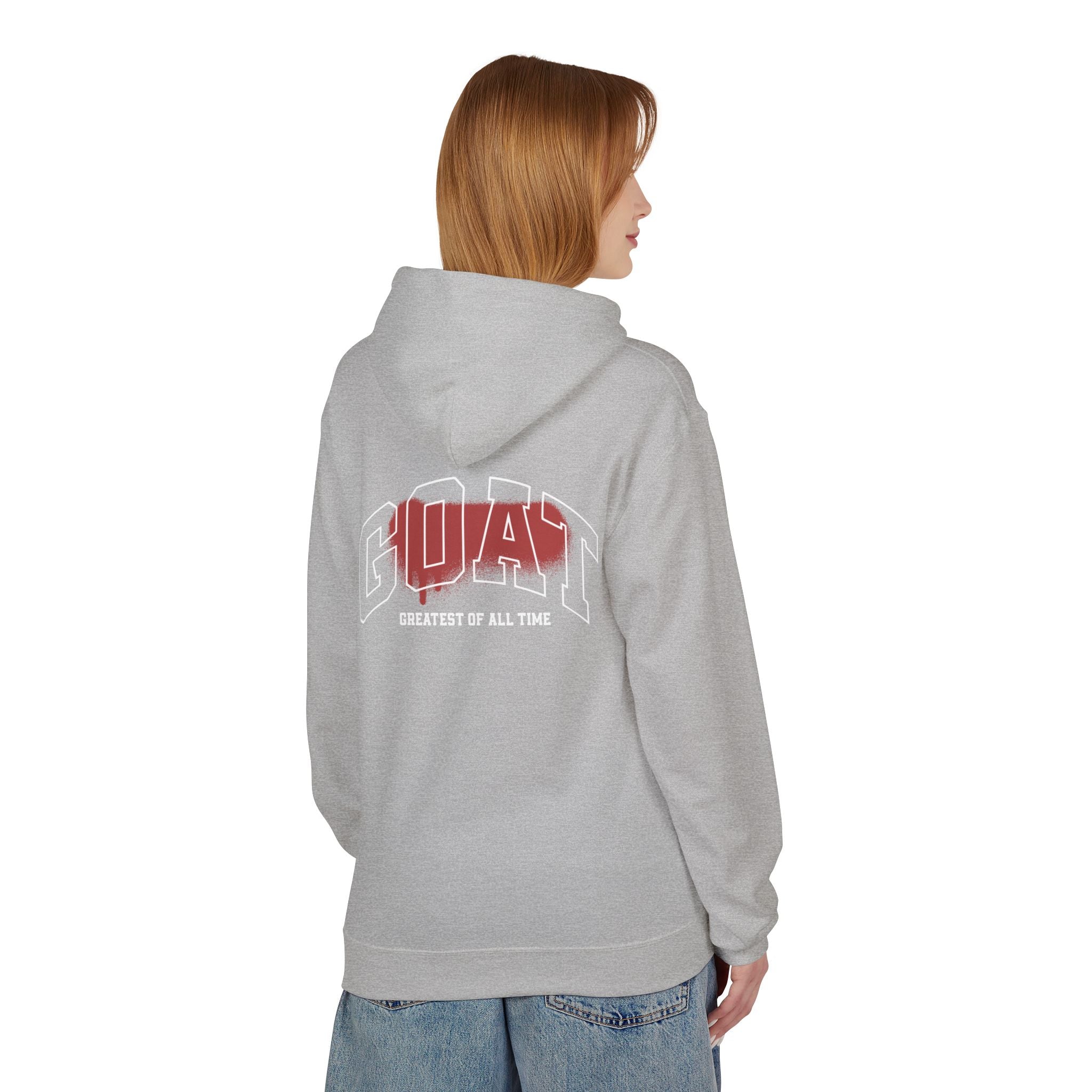 GOAT Hoodie - Red Spray Paint