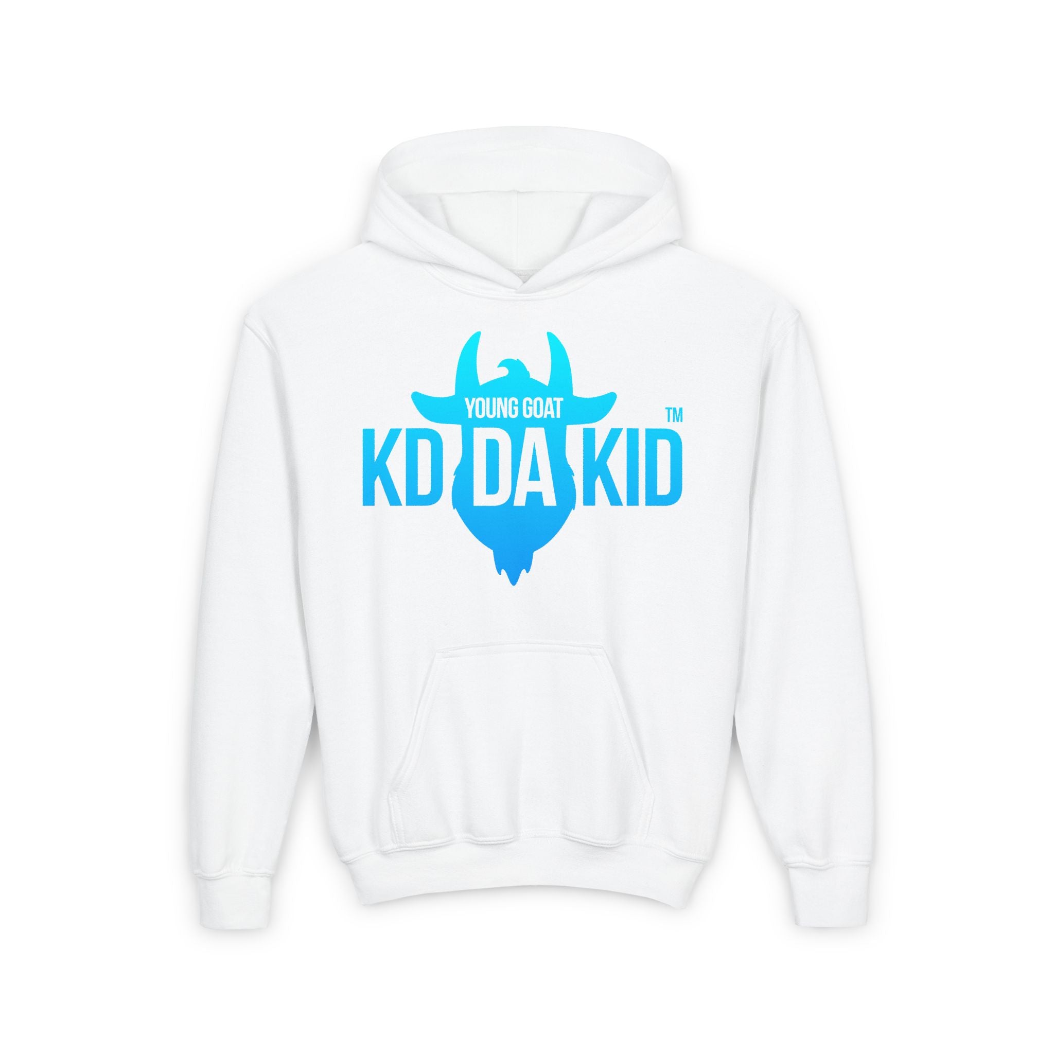 Young Goat Kid Hoodie - Youth Heavy Blend Sweatshirt for Trendy Kids