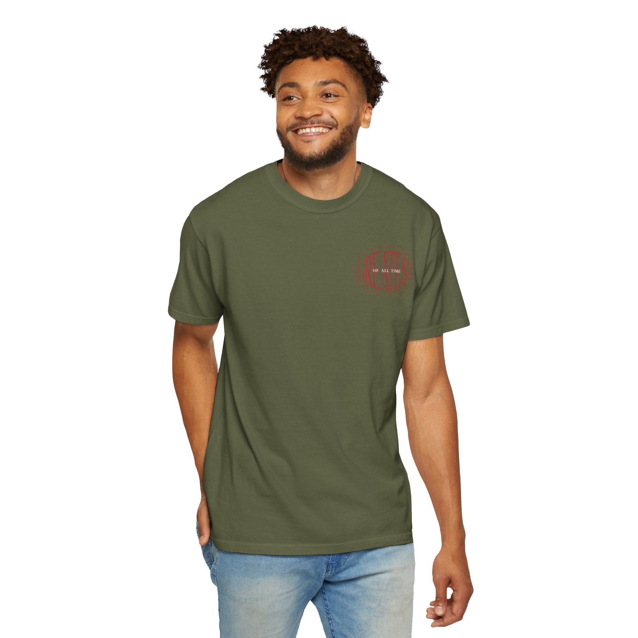 Unisex Garment-Dyed T-Shirt | Greatest of All Time Design
