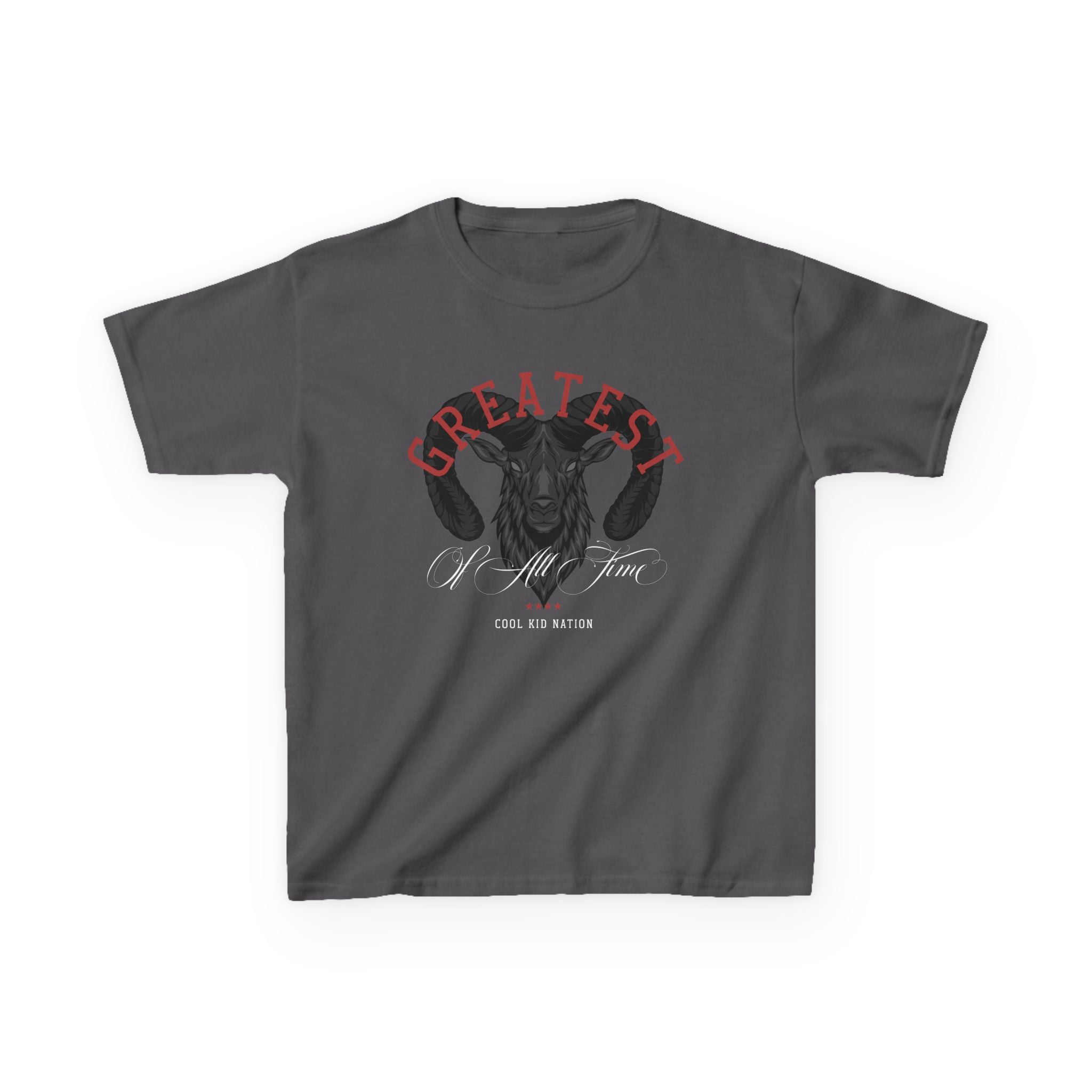 Kids 'Greatest of All Time' Heavy Cotton Tee - Cool Kid Nation