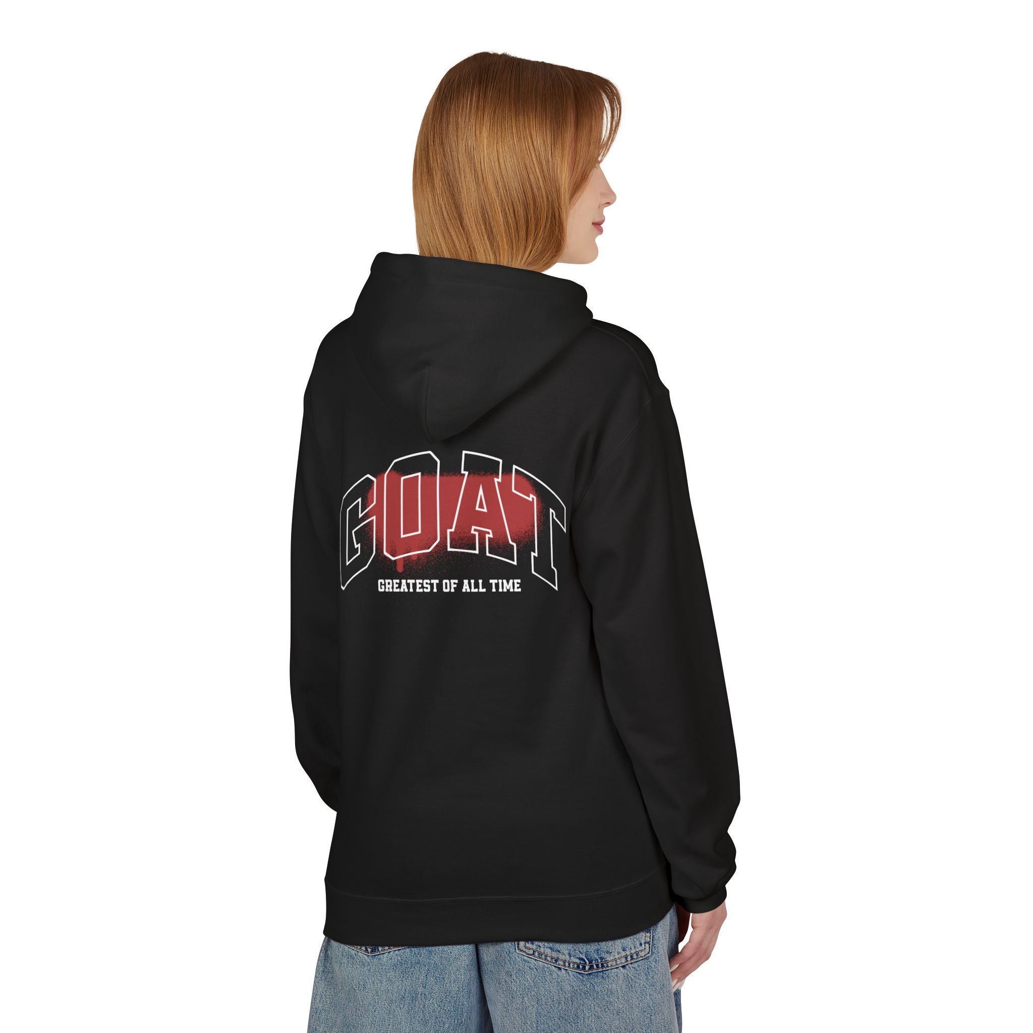 GOAT Hoodie - Red Spray Paint