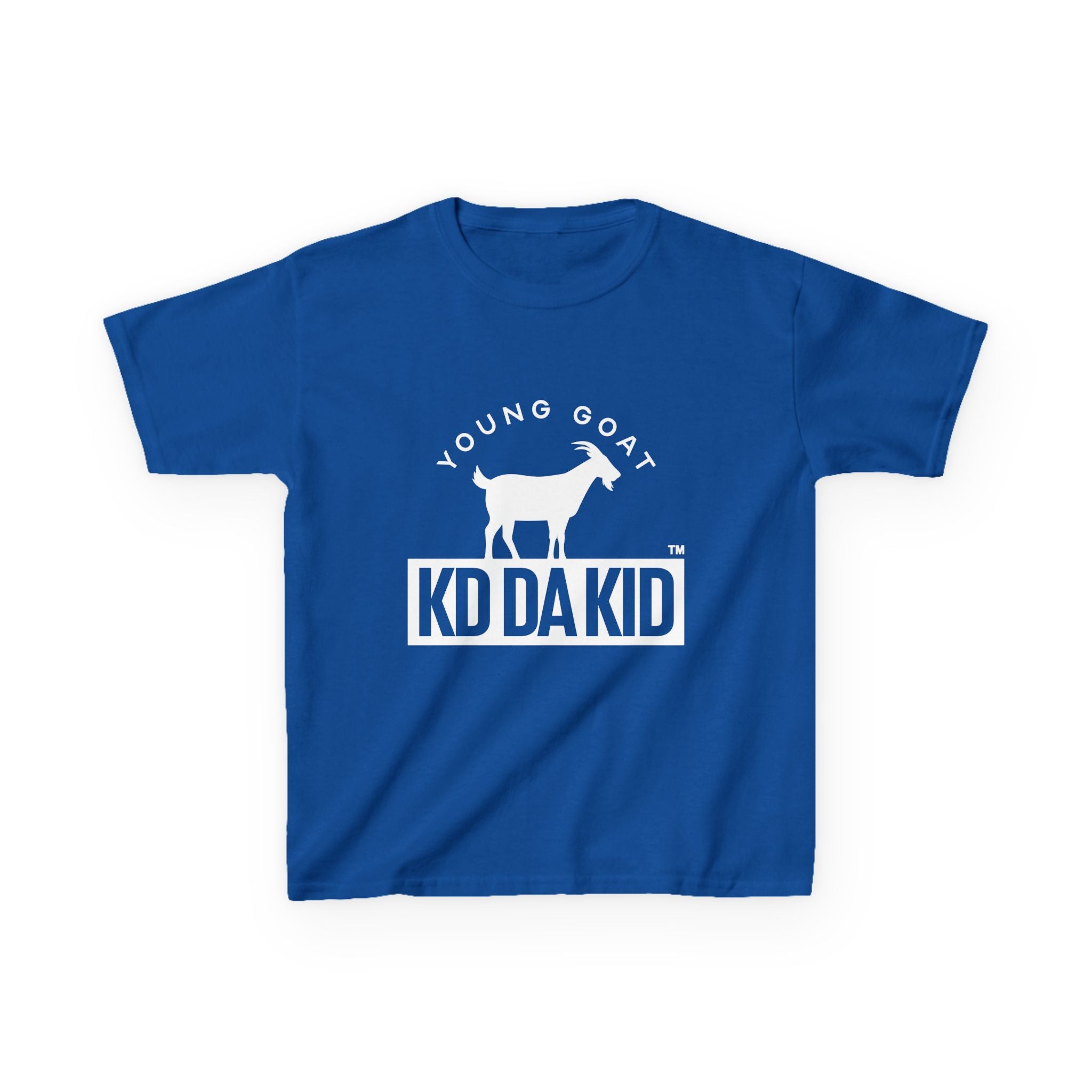 Young Goat Kids Tee - Cool Black Cotton T-shirt for Young Trendsetters