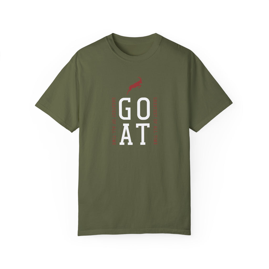 GOAT Unisex Garment-Dyed T-shirt - Greatest of All Time Casual Tee