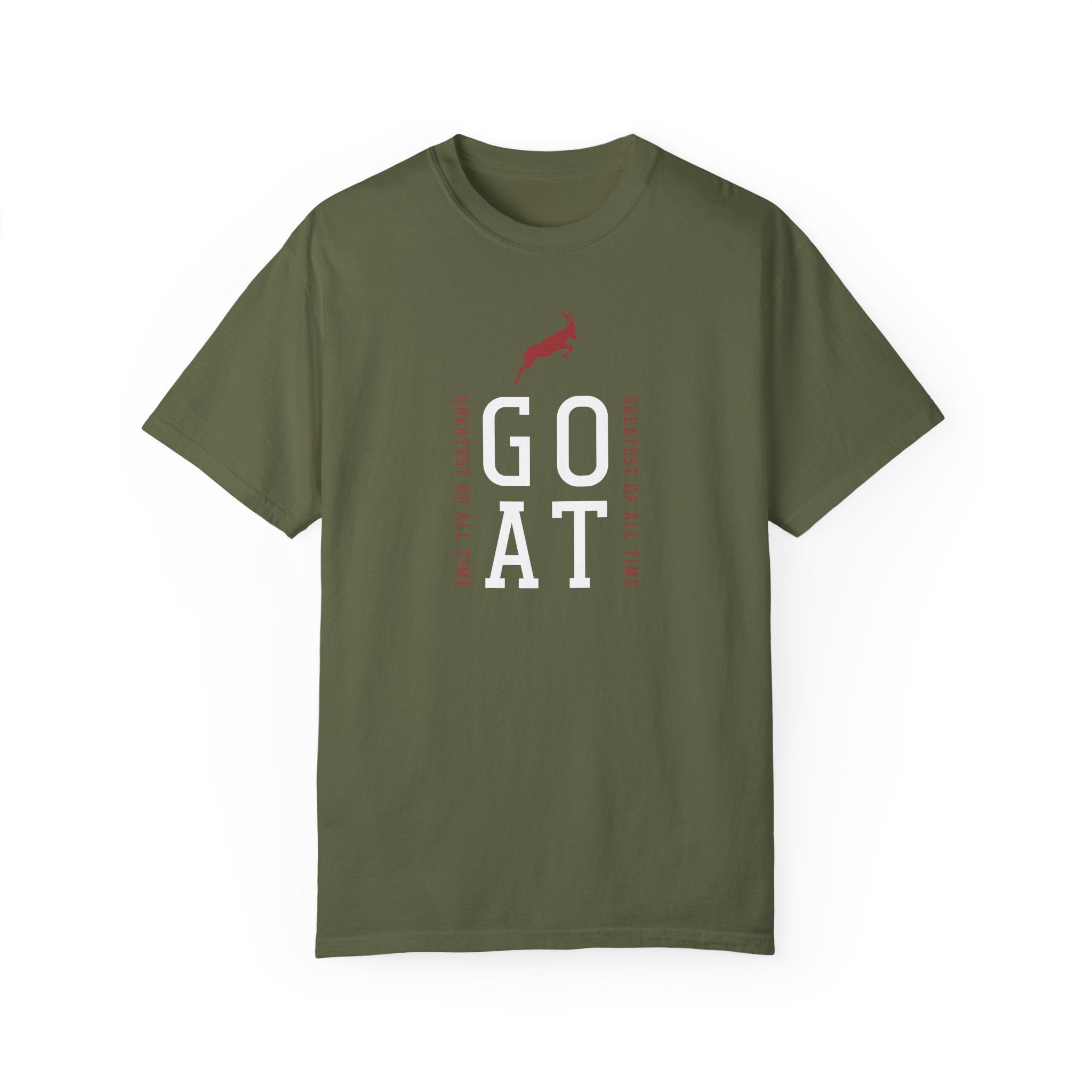 GOAT Unisex Garment-Dyed T-shirt - Greatest of All Time Casual Tee