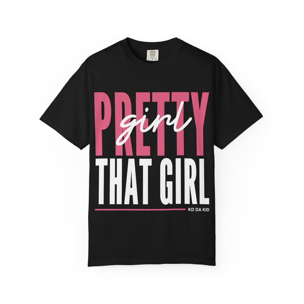 Adult That Girl Graphic T-Shirt — "Pretty Girl That Girl" Coral Tee