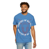 Unisex Garment-Dyed T-shirt - 'Greatest of All Time' Goat Design